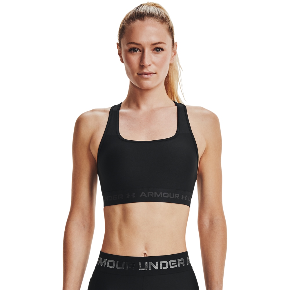 Image of Under Armour Sport-BH "CROSSBACK MID BRA" elastischer Materialmix mit 13% Elasthan, leichtes Tragegefühl