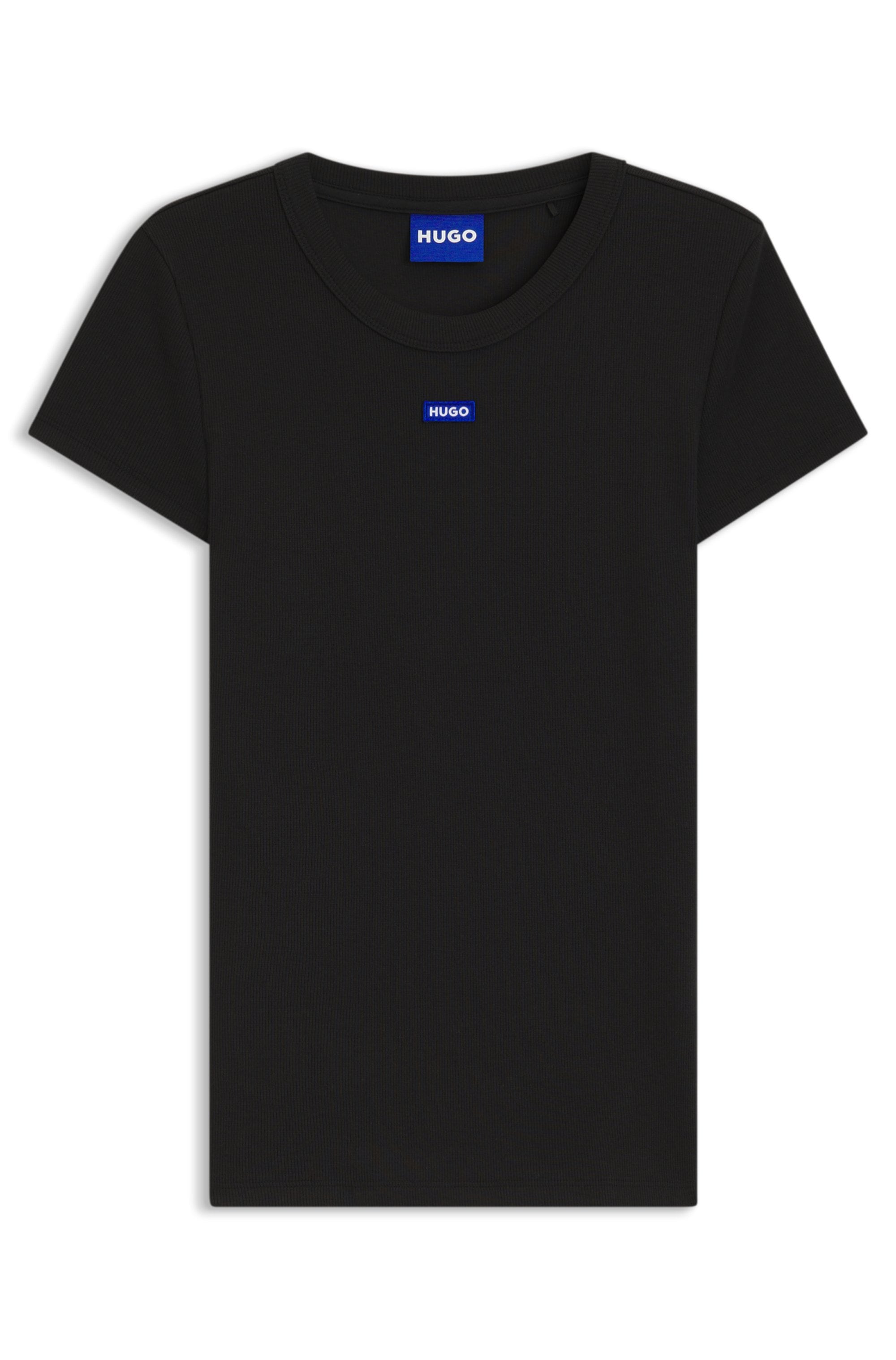 HUGO T-shirt »Easy Tee« avec écusson HUGO