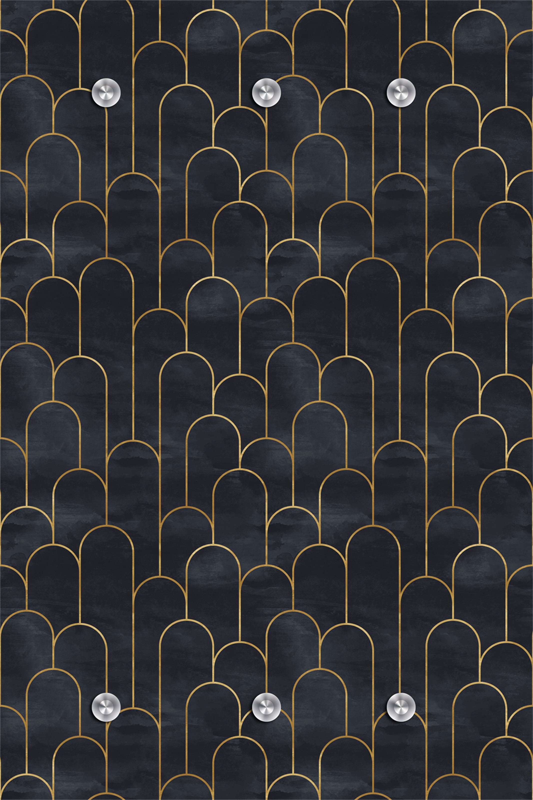 Image of queence Garderobenleiste "Bogen" mit 6 Haken, 80 x 120 cm