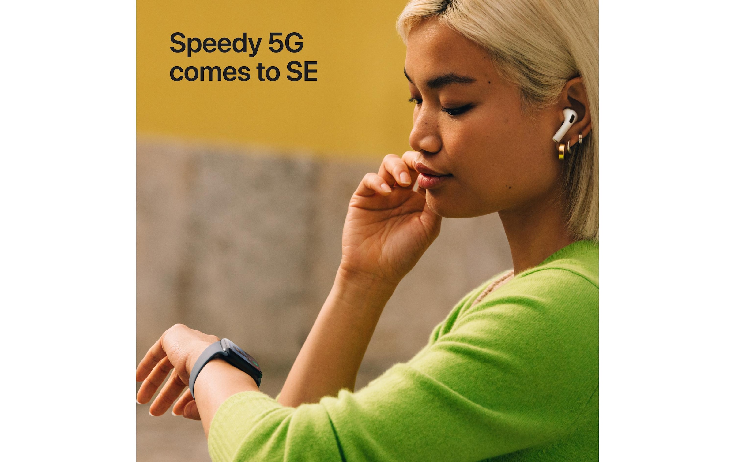 Apple Smartwatch »Watch SE 3 Sport Band«, Watch OS, 64 GB