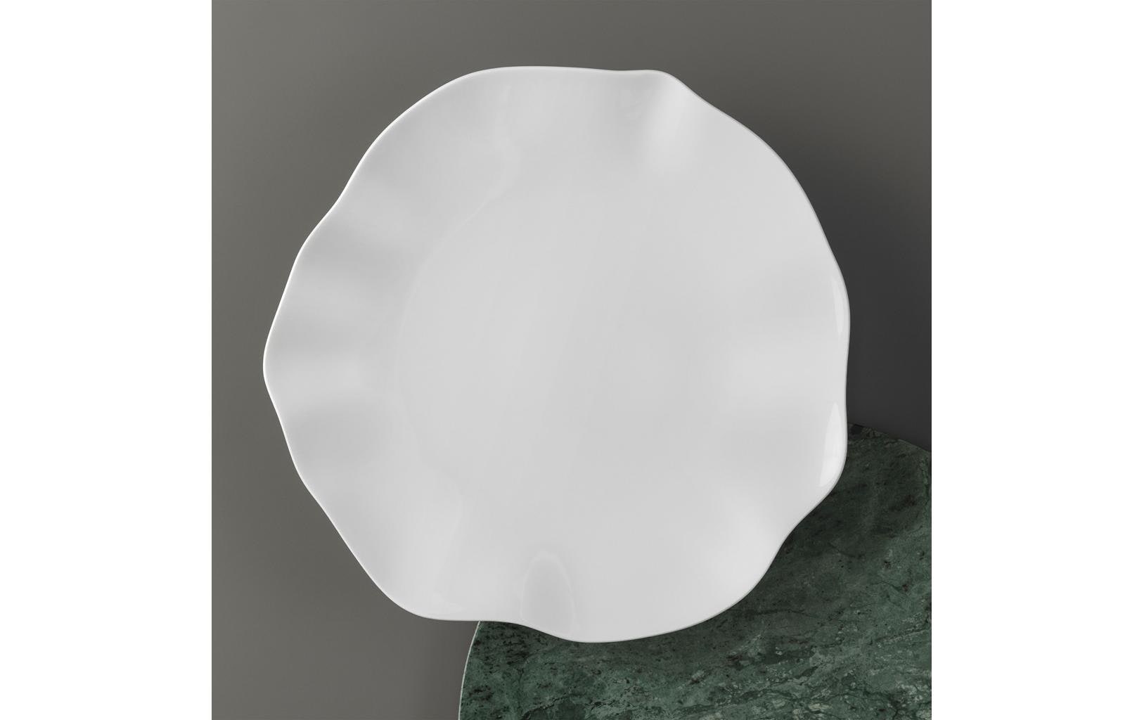 Villeroy & Boch Assiette plate »Pura 6 Stück« Eleganter Speiseteller aus Premium Porzellan 27 cm