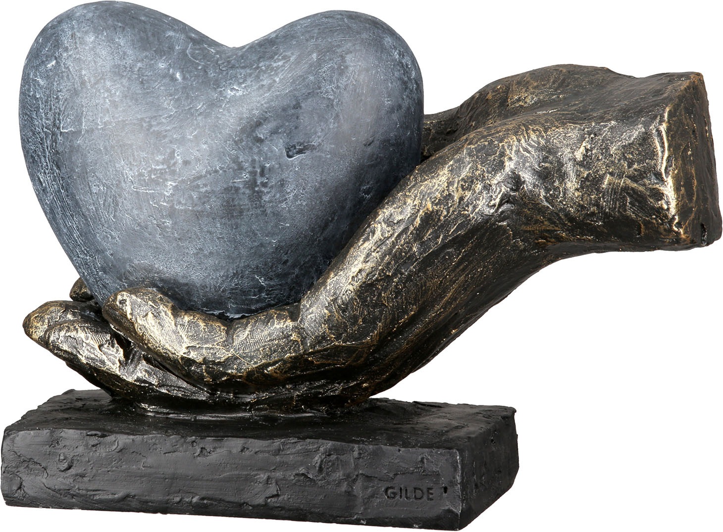 Image of GILDE Skulptur "Skulptur Heart in your Hand"