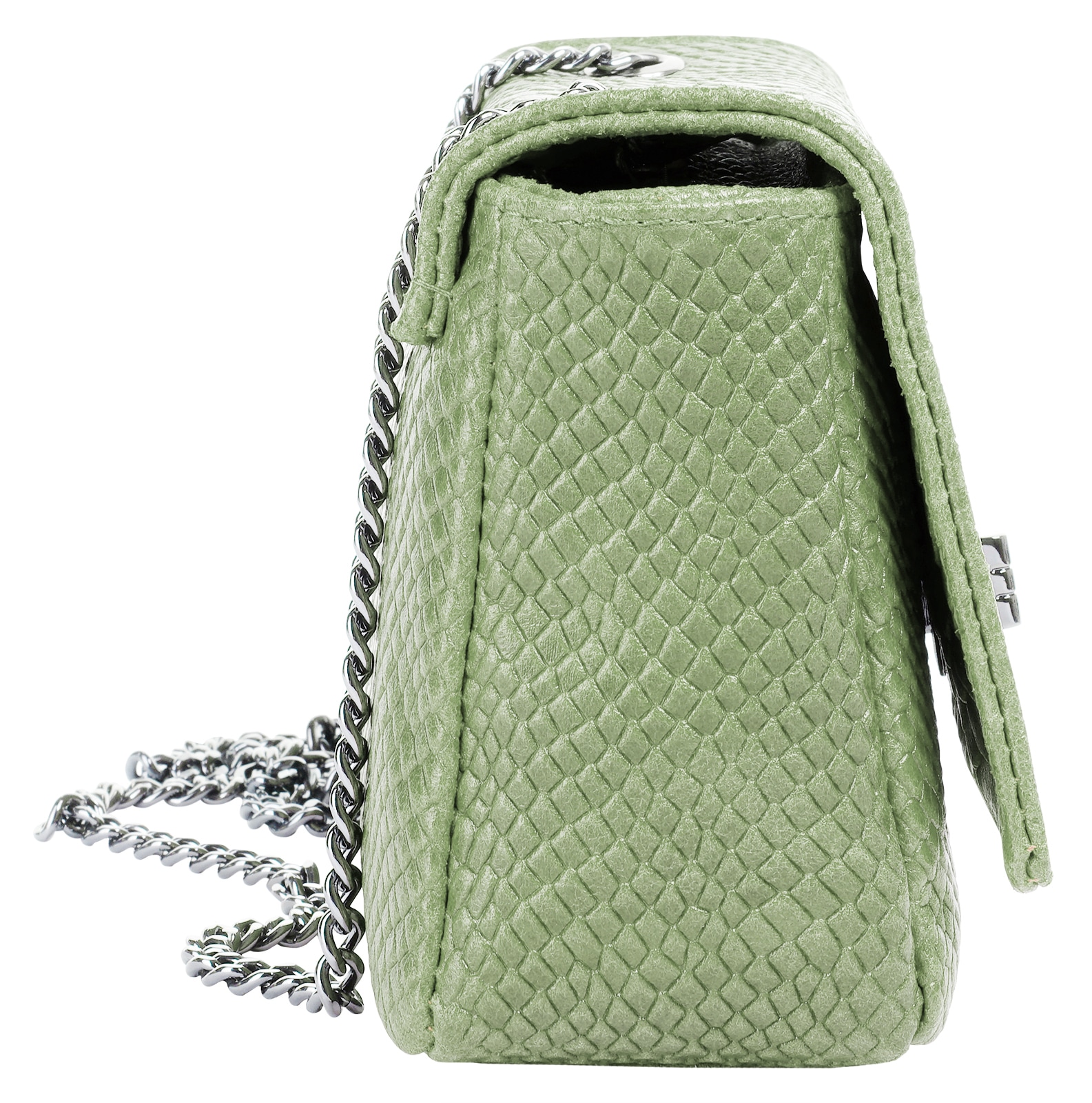 Cluty Sac à bandoulière cuir véritable, fabriqué en Italie
