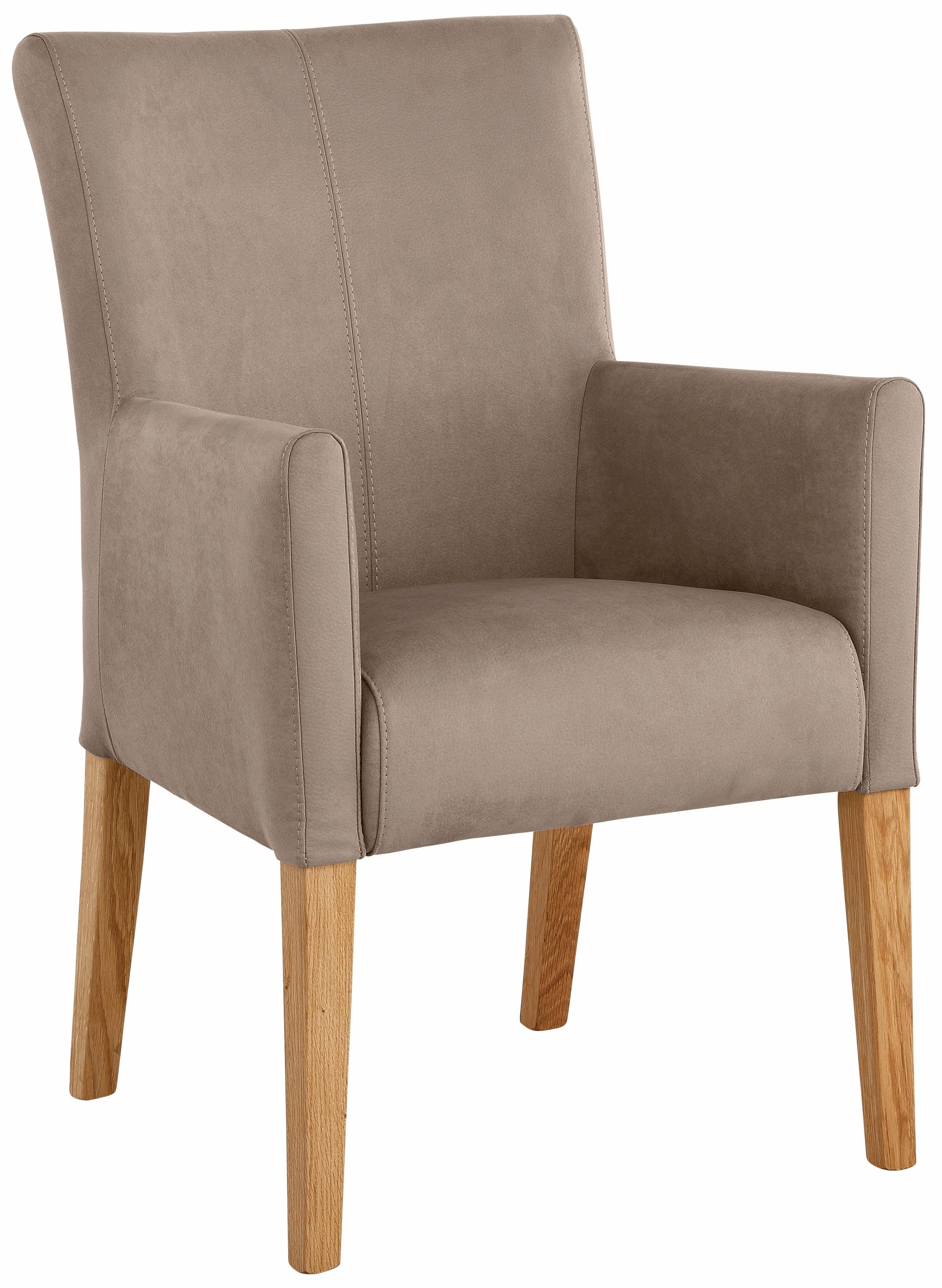 Image of Home affaire Armlehnstuhl »King«, Feinstruktur, Esszimmerstuhl mit Knopfheftung bei Ackermann Versand Schweiz