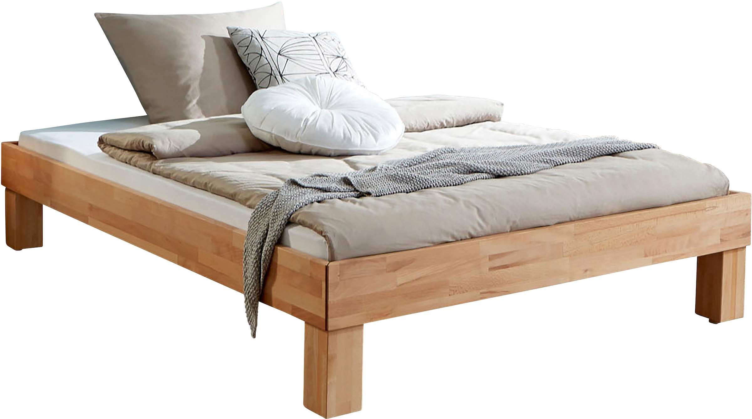 Image of Relita "Julia" stabverleimte Buche, mit natürlicher Holzstruktur, ohne Kopfteil
