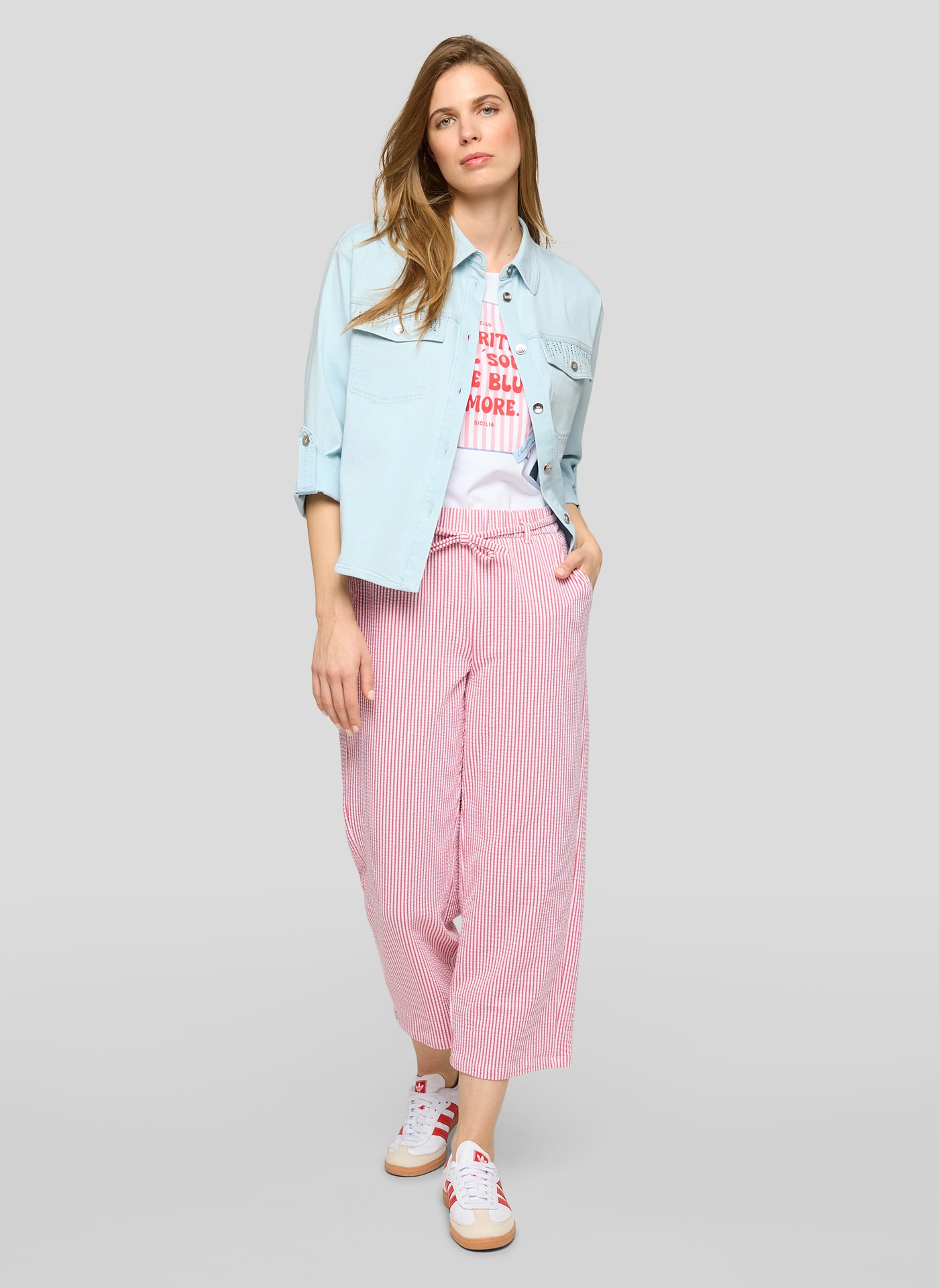Rabe Blouse chemise mit Brust Taschen