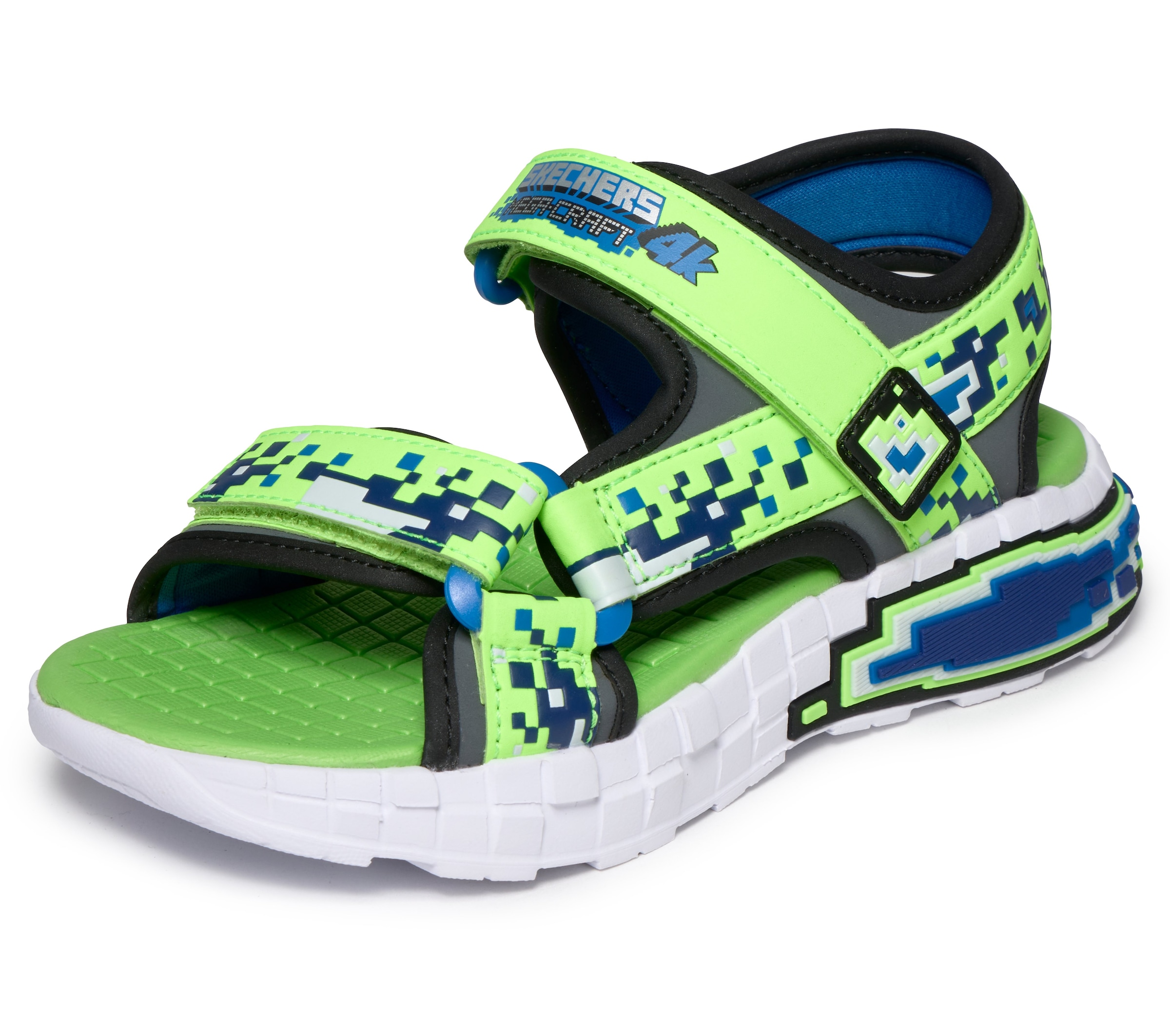 Skechers Sandale »MEGA-SPLASH 4K«  Sandale Mega Craft avec fermeture scratch, gabarit de taille à télécharger