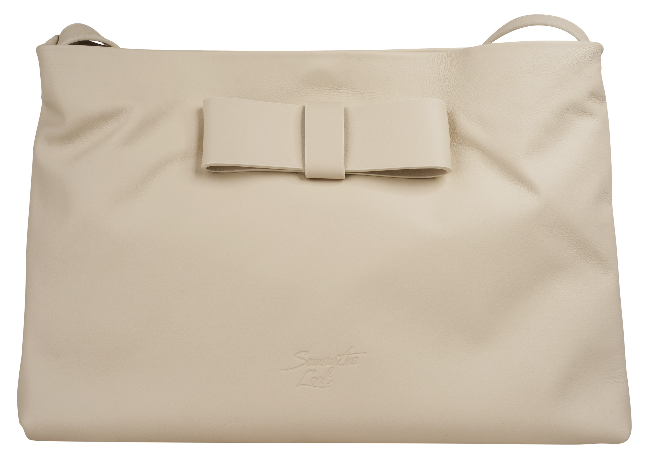 Samantha Look Umhängetasche echt Leder, Made in Italy