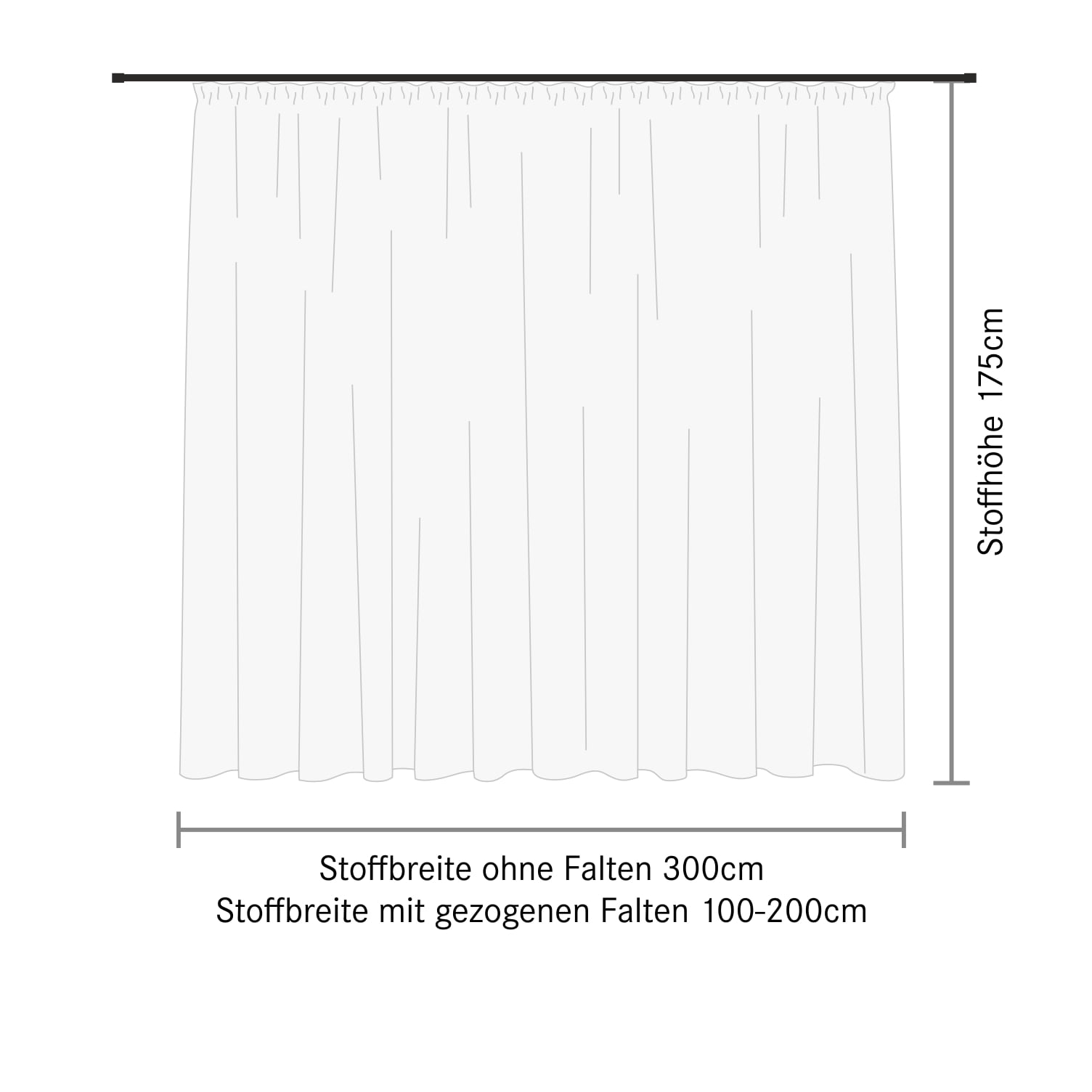 Gerster Gardine »Martina«, (1 St.), Pflegeleichte Effekt-Voile-Webware