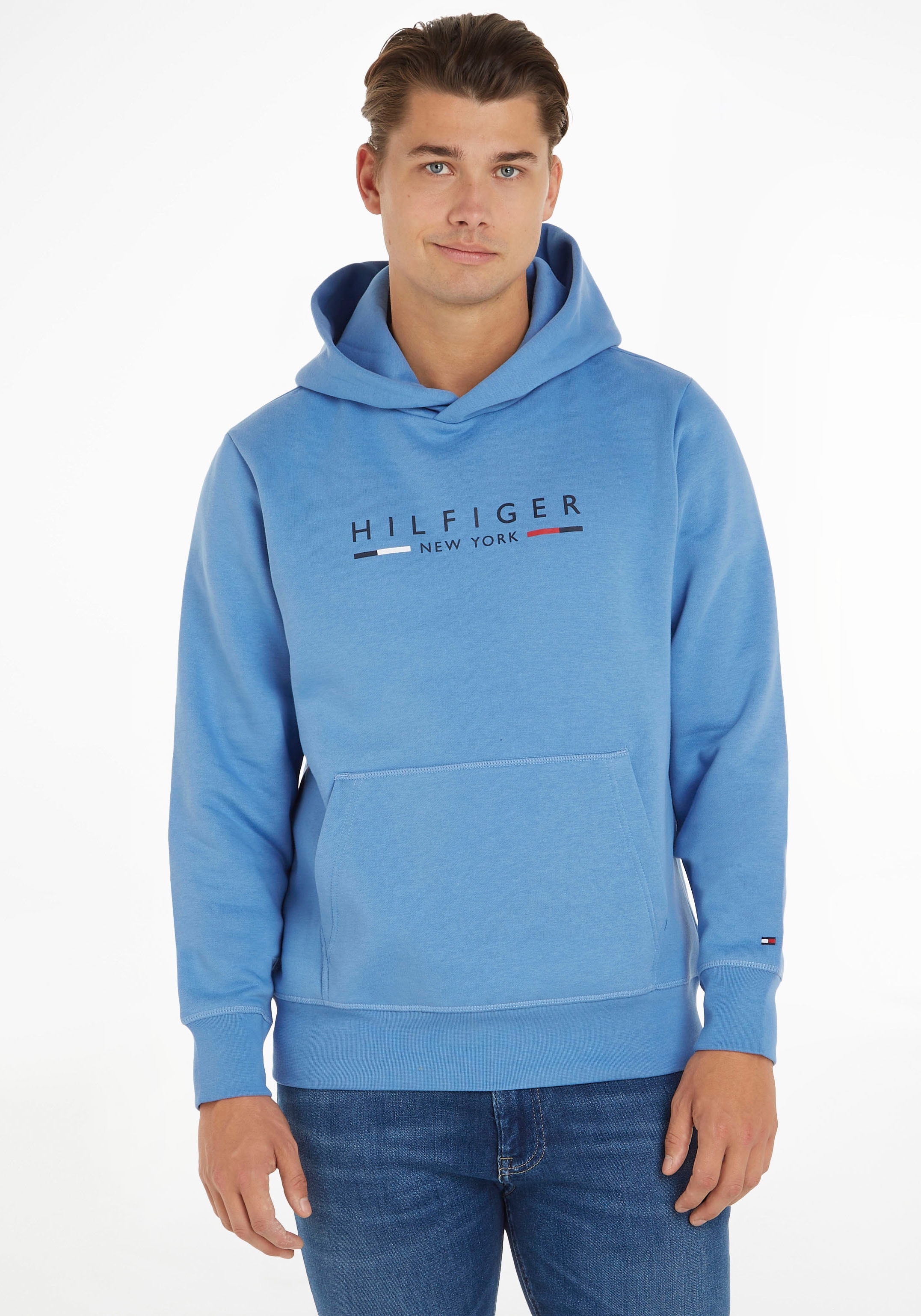 Tommy Hilfiger Hoodie »HILFIGER NEW YORK HOODY«, mit Kängurutasche