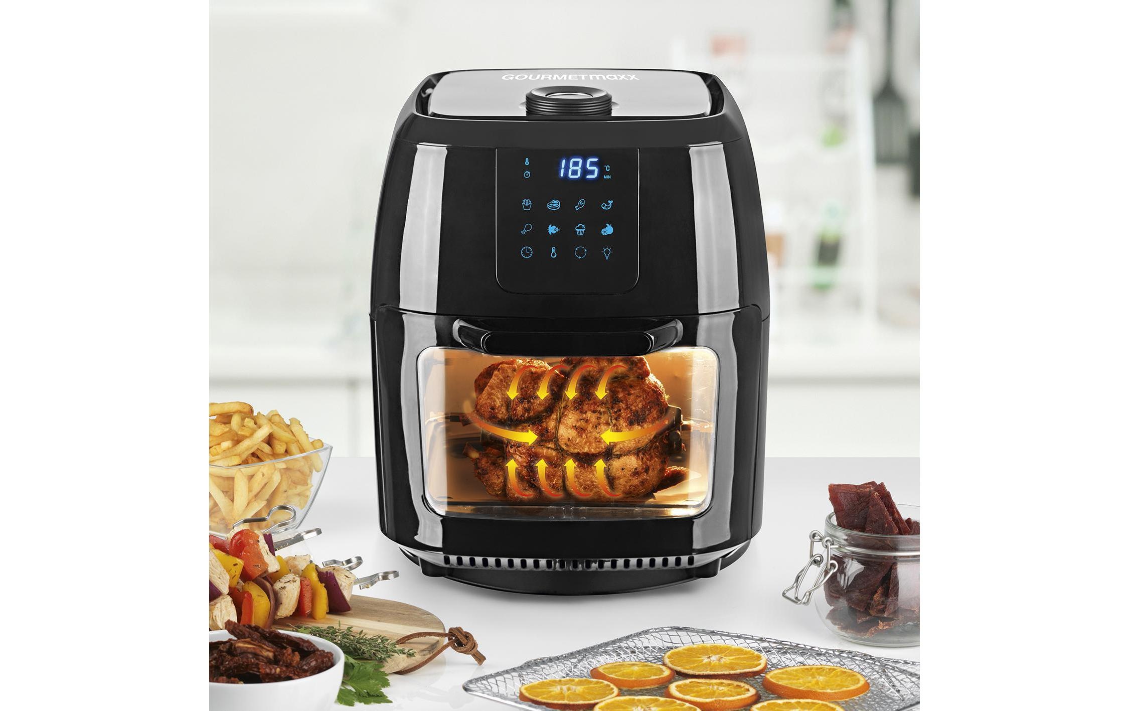 GOURMETmaxx Heissluftfritteuse »Digital 9in1 1800W 1 kg«, 1800 W