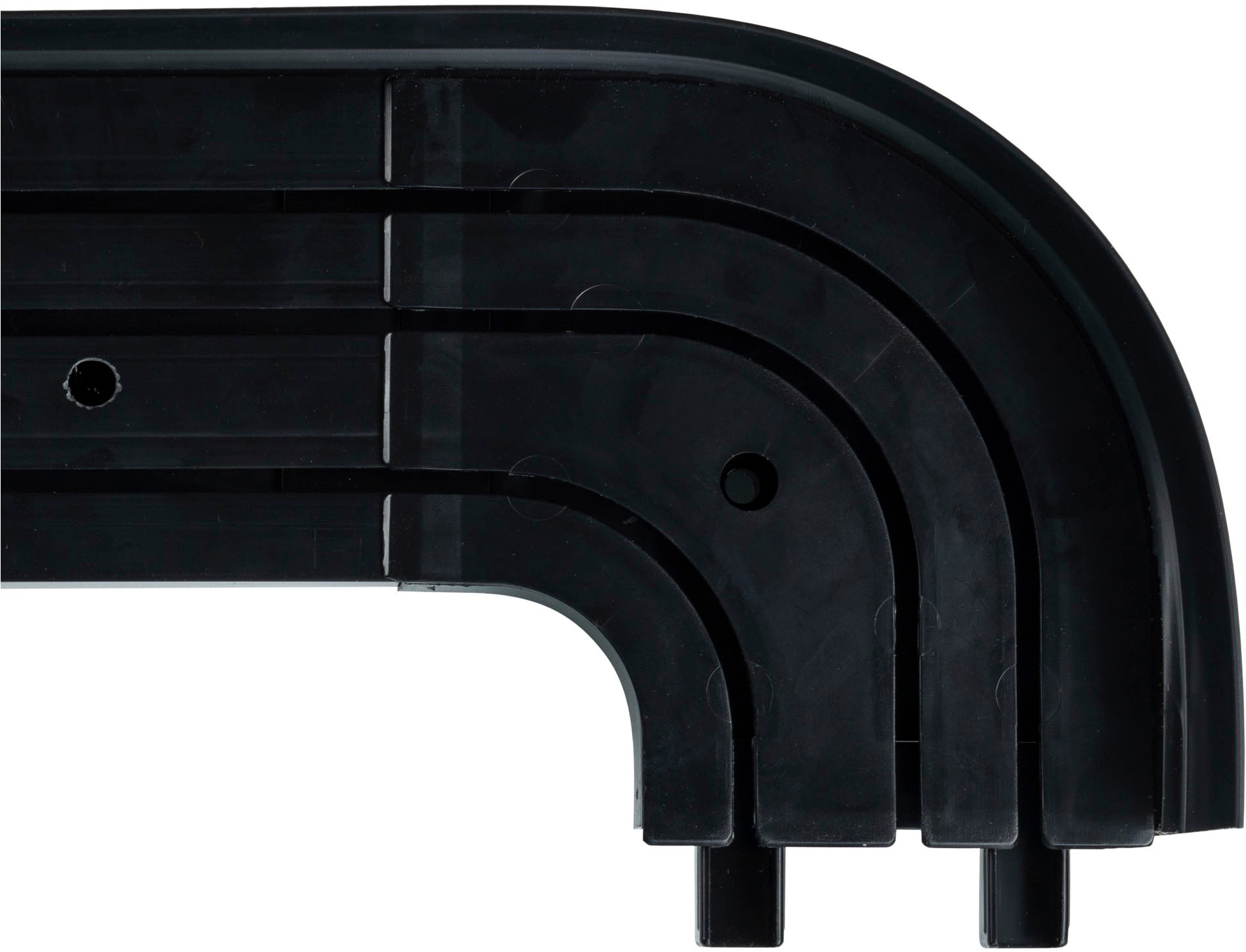 SN DECO GROUP Vorhangschiene »SH3« 3 läufig-läufig Fixmass Set 3-läufig,inkl. Rundbögen, Blende 5 cm, vorgebohrt, Innenlauf