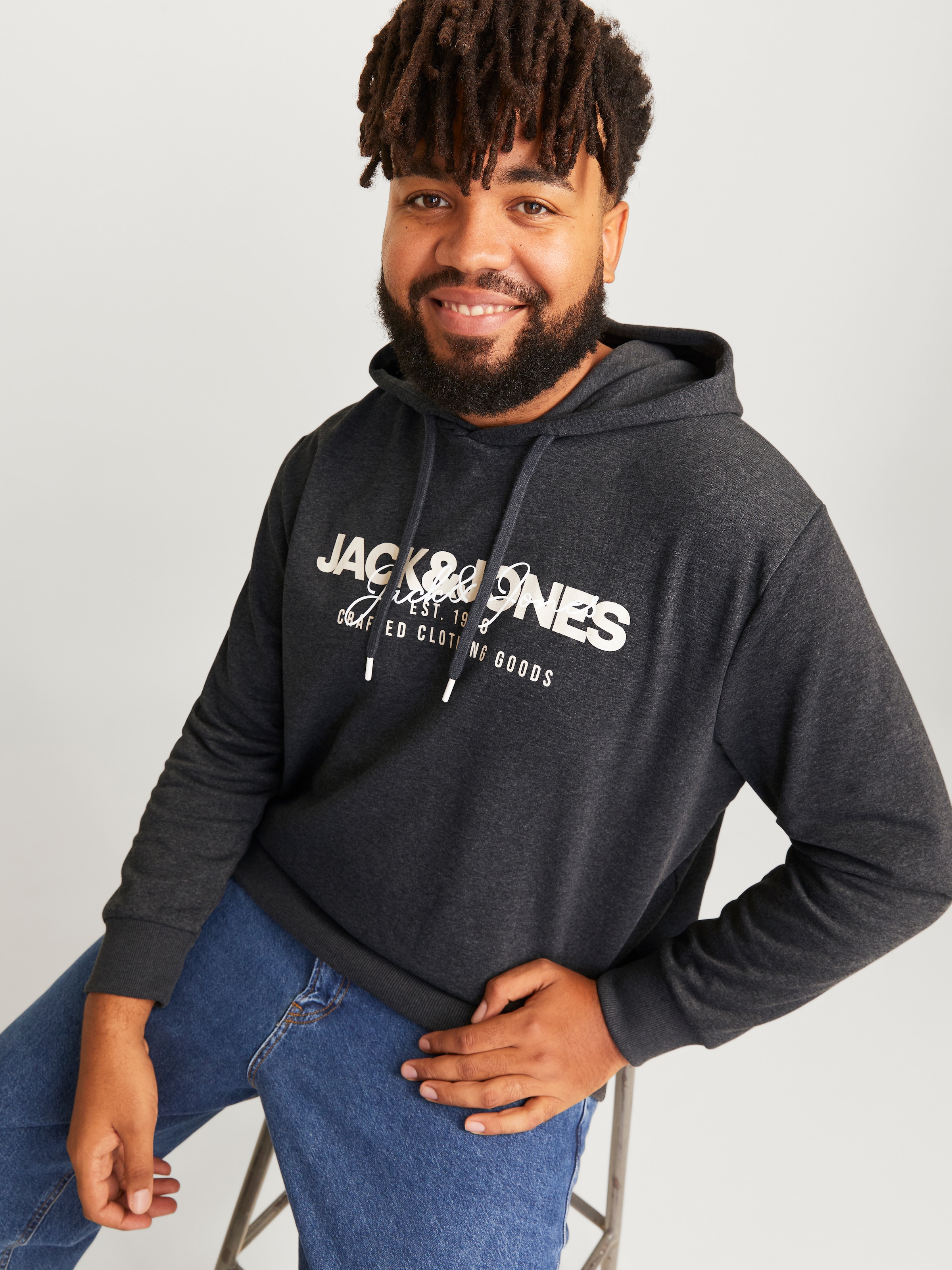 Jack & Jones PlusSize Kapuzensweatshirt »JJALVIS SWEAT HOOD PLS«