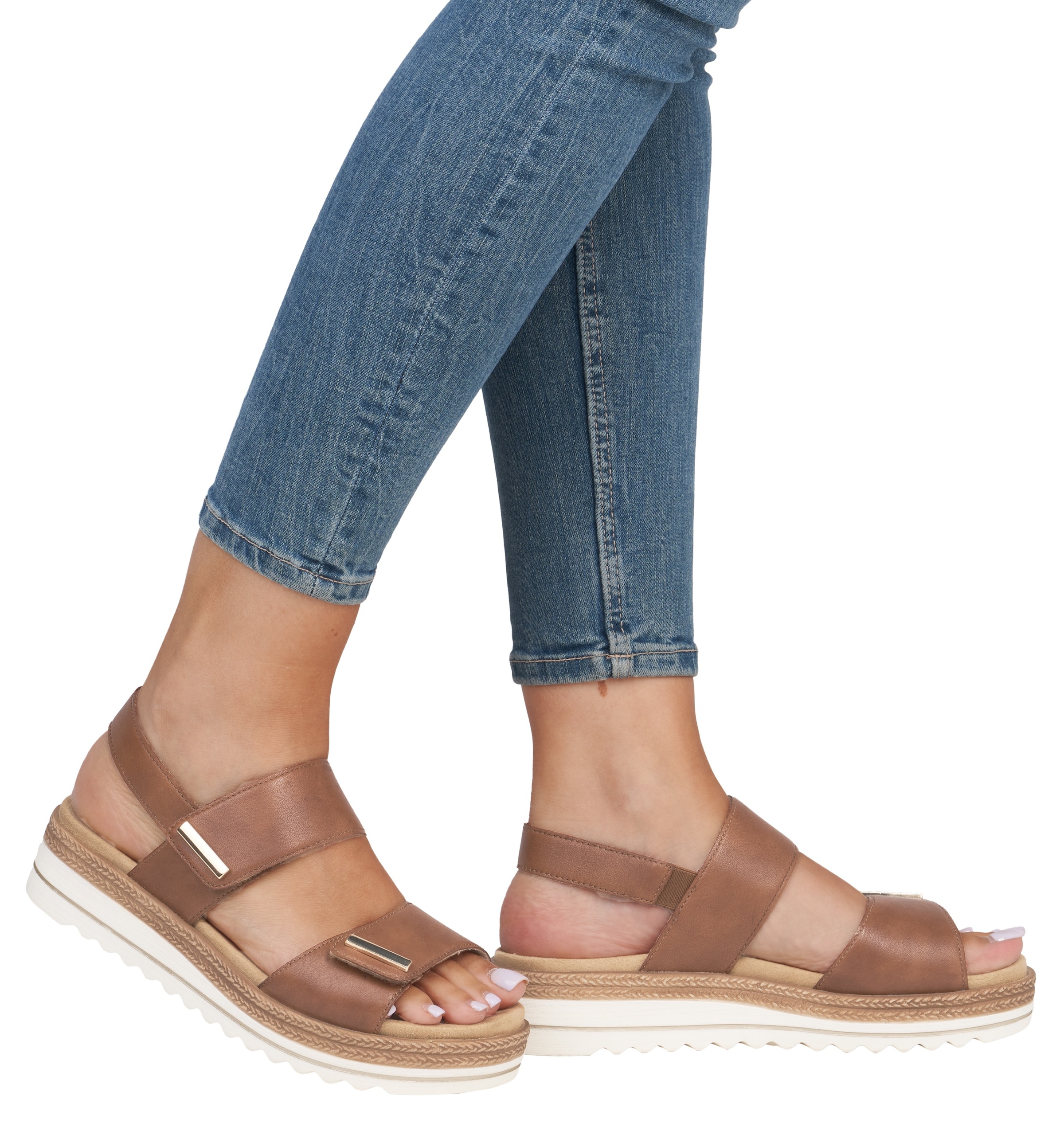 Remonte Sandales compensées  Riemchensandale, Bequemschuh mit Schmuckelementen