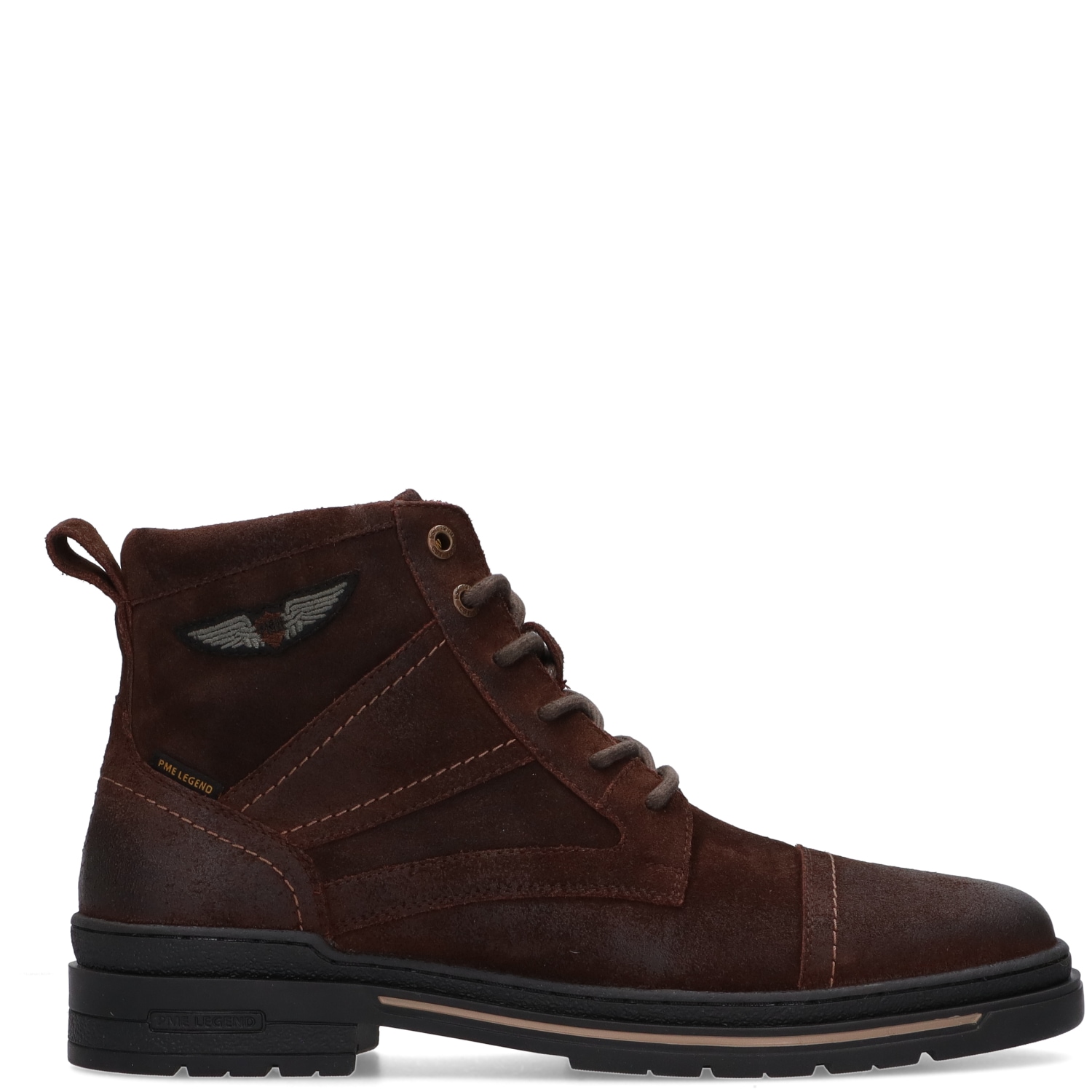 PME LEGEND Schnürstiefelette »TARMAC«  Schnürboots, Workerboots mit Anziehlasche und Reissverschluss