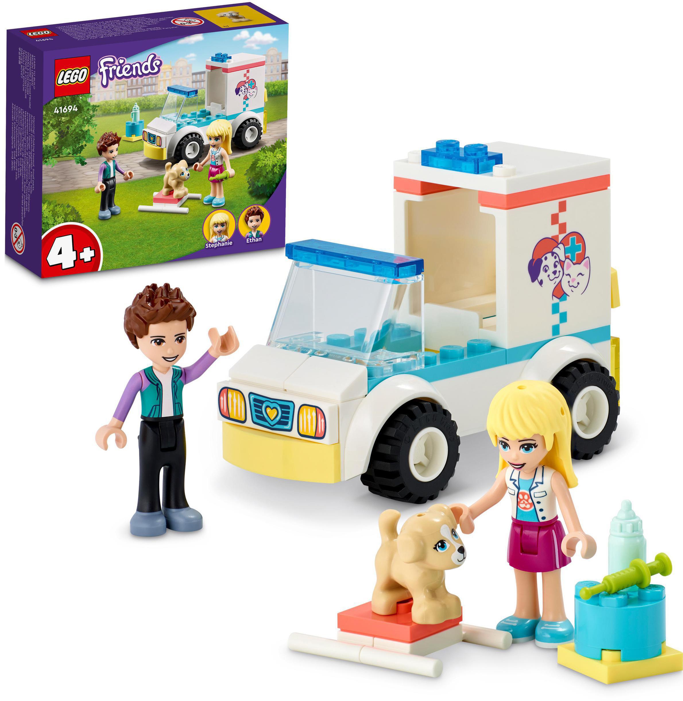 Image of LEGO® Konstruktionsspielsteine »Tierrettungswagen (41694), LEGO® Friends«, (54 St.), Made in Europe bei Ackermann Versand Schweiz