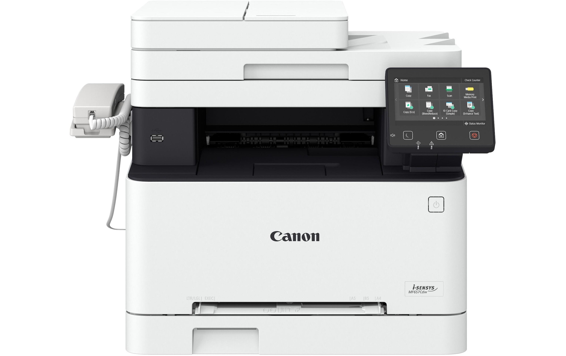 Canon Multifunktionsdrucker »Canon i-SENSYS MF657Cdw, A4,USB/LAN/WLAN«