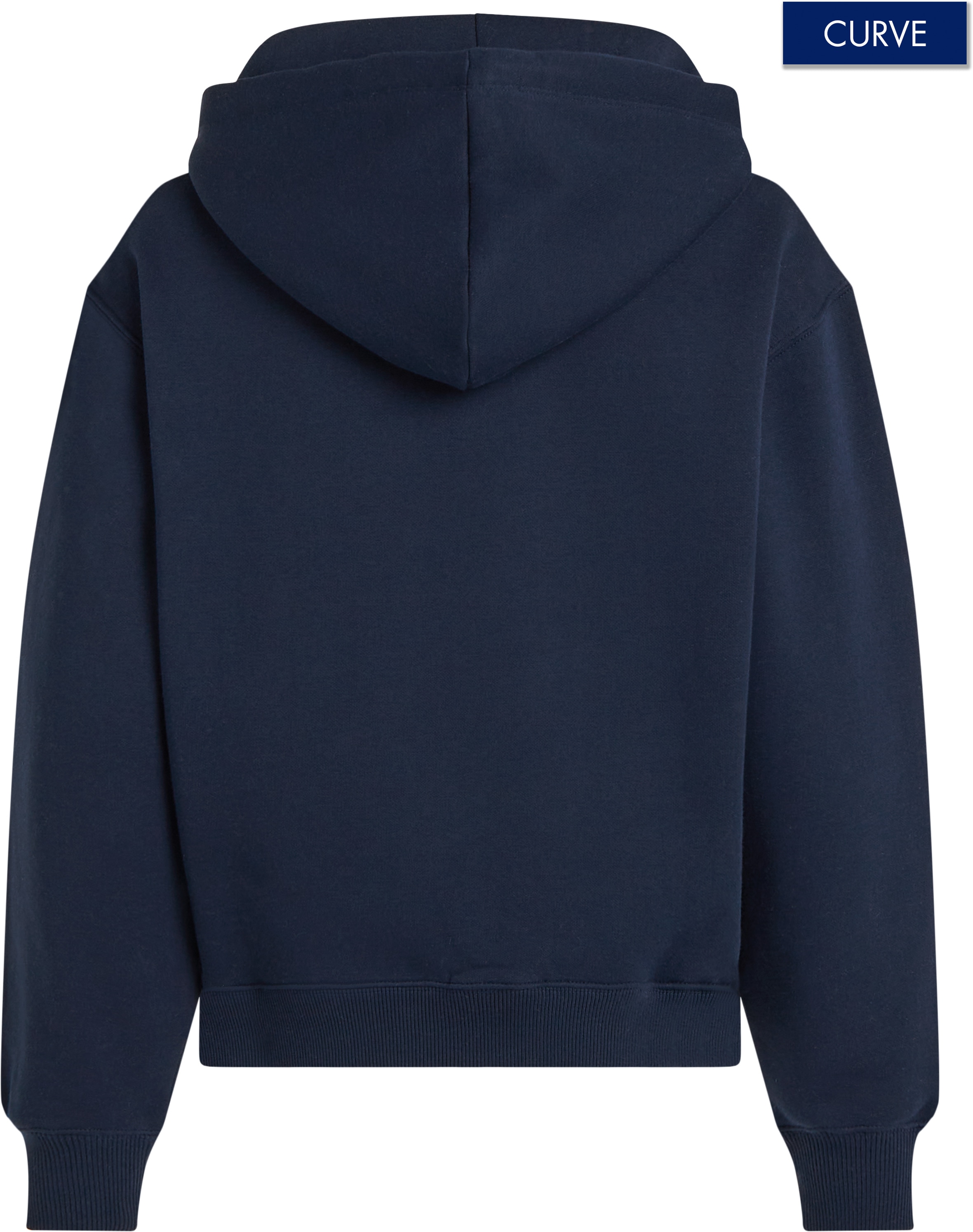 Tommy Hilfiger Curve Kapuzensweatshirt »CRV MDRN REG CORP LOGO HOODIE«, in Grossen Grössen, Kapuze mit Kordelzug