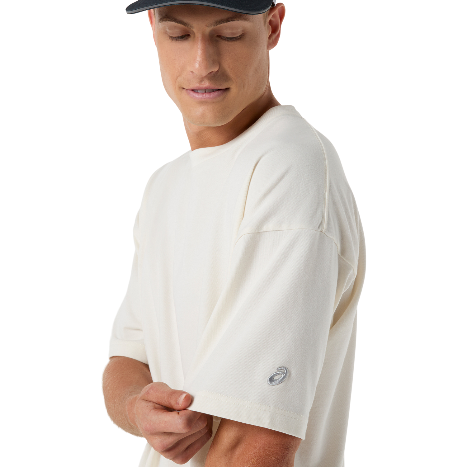 Asics T-shirt d'entraînement »ASICS TRACK CLUB  HERITAGE RELAXED TEE« lockere Passform, schnell trocknendes Baumwoll-Mischgewebe