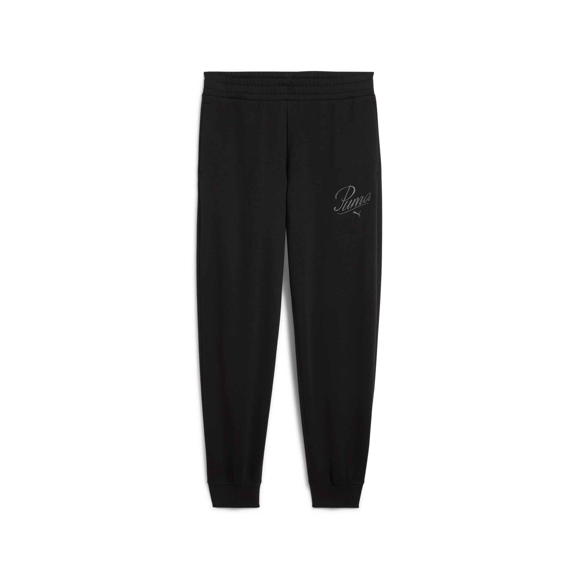 Image of PUMA Trainingshose "ESS SCRIPT COMFORT SWEATPANTS TR CL" sportlicher Stil, für Training und Freizeit, aus French Terry