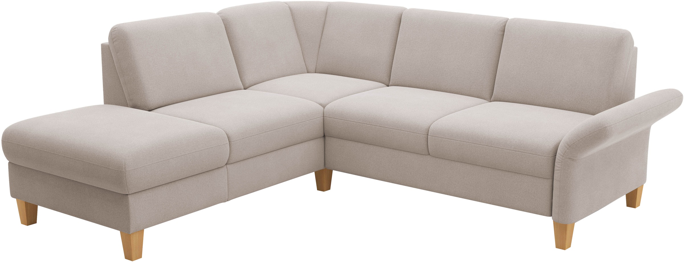 Home affaire Ecksofa »Rochelle, L-Form«, wahlweise mit Armteilverstellung, Bettfunktion und Bettkasten