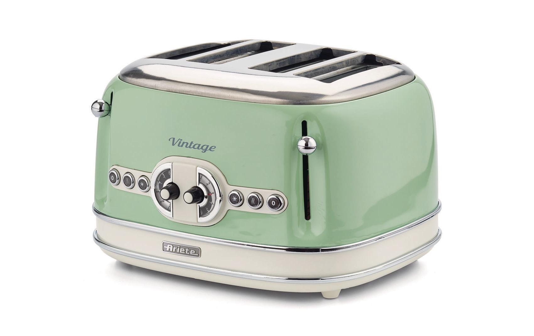 Toaster »Vintage 4 Schlitze«, 4 kurze Schlitze, für 4 Scheiben, 810 W