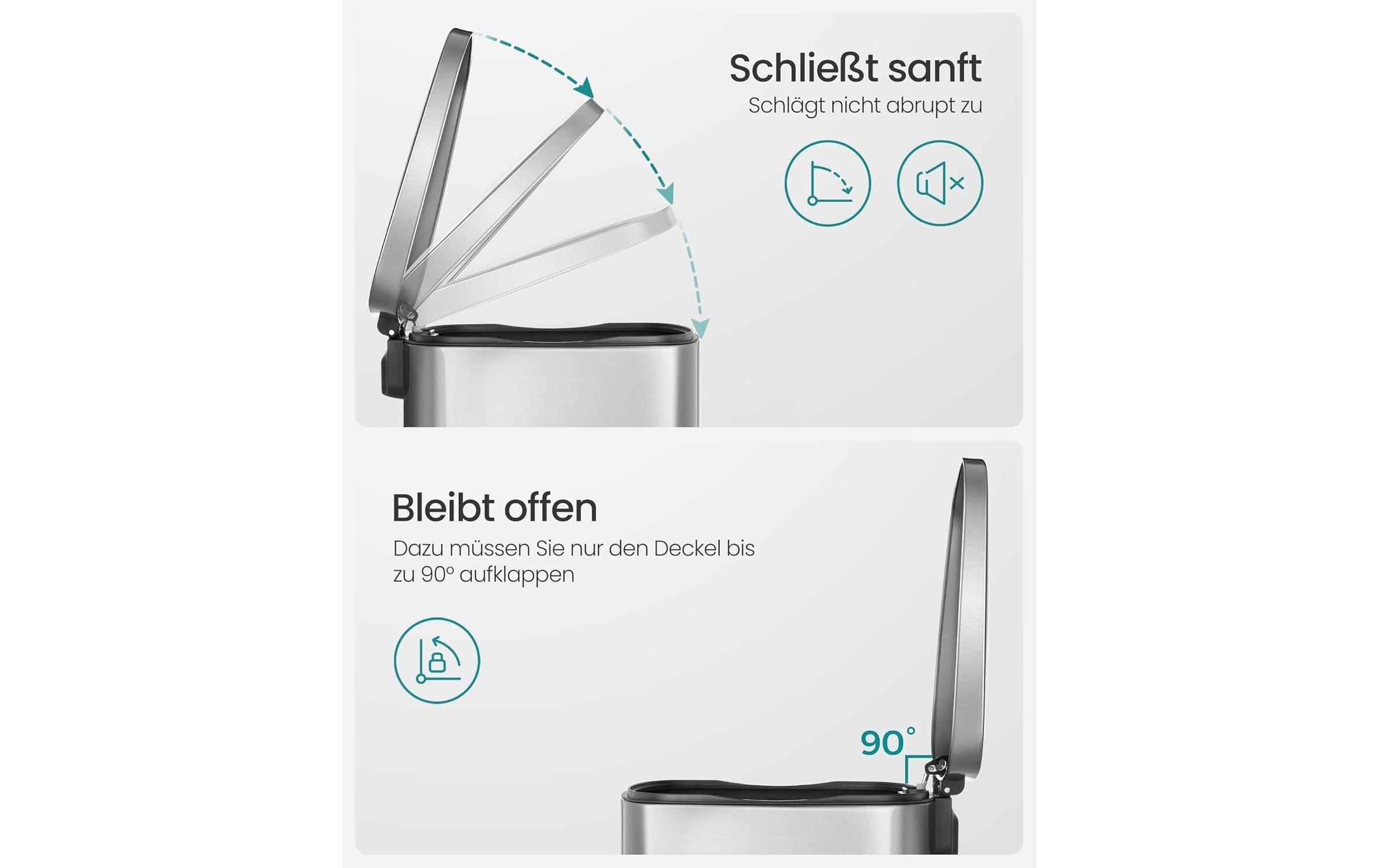 SONGMICS Mülleimer »50 l«, 1 Behälter