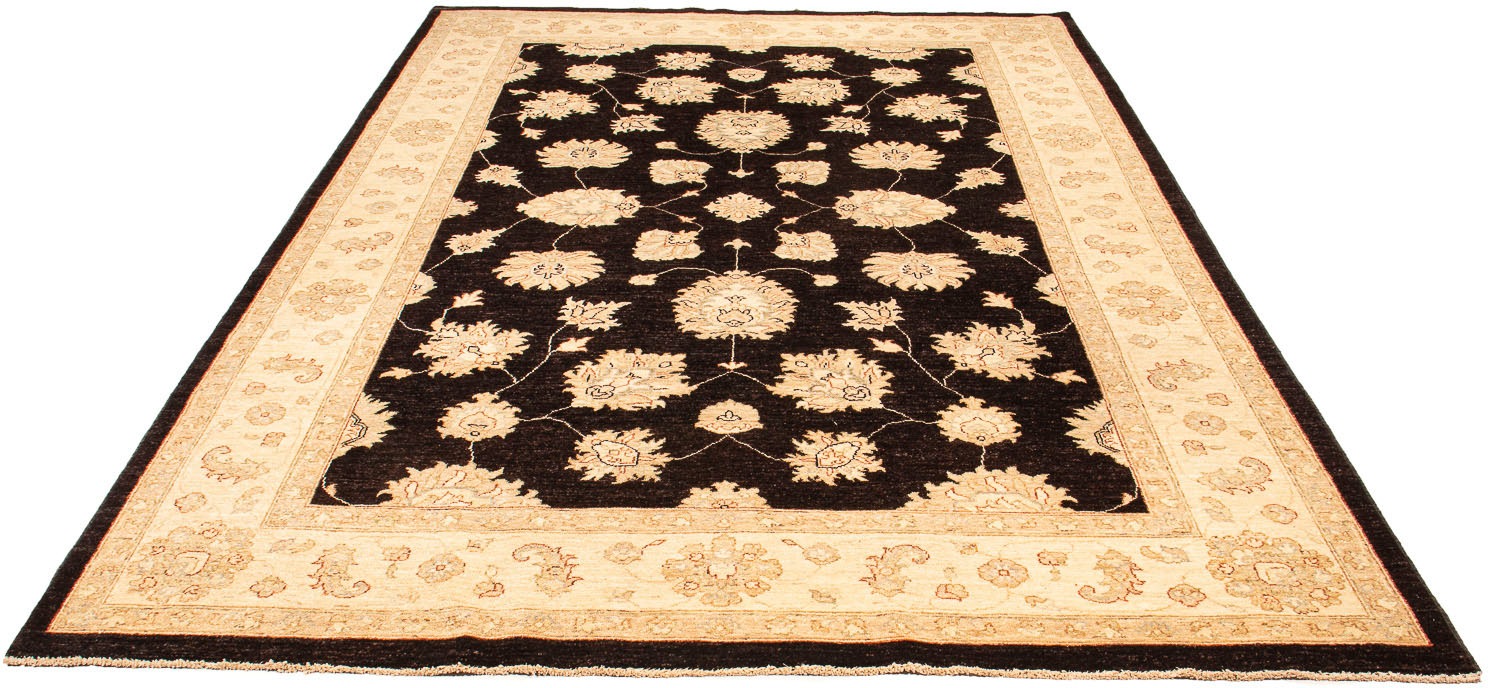 Image of morgenland Orientteppich »Ziegler - 309 x 208 cm - dunkelbraun«, rechteckig, 6 mm Höhe, Wohnzimmer, Handgeknüpft, Einzelstück mit Zertifikat bei Ackermann Versand Schweiz