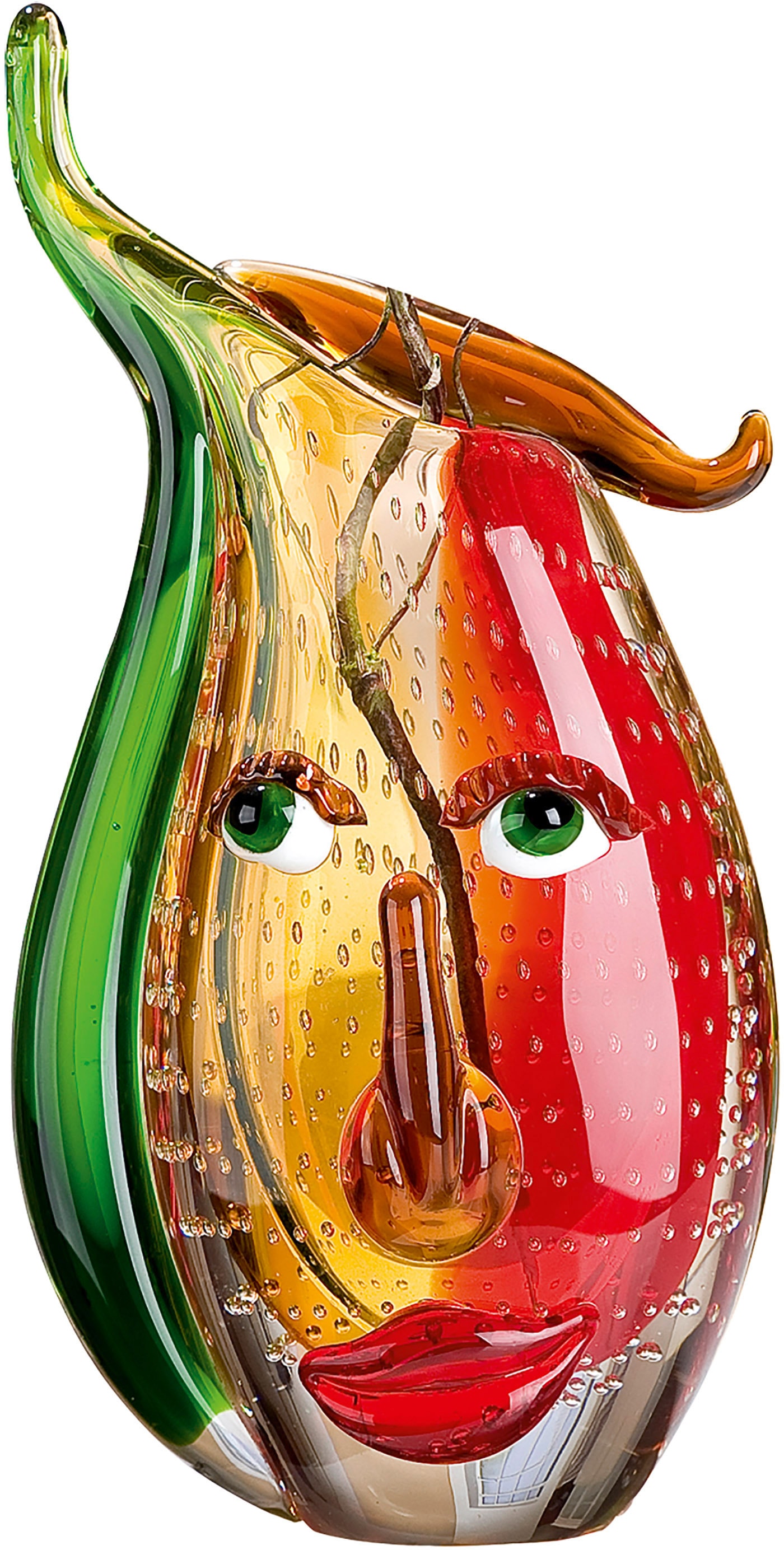 Image of GILDE GLAS art Tischvase "Musetto" aus Glas