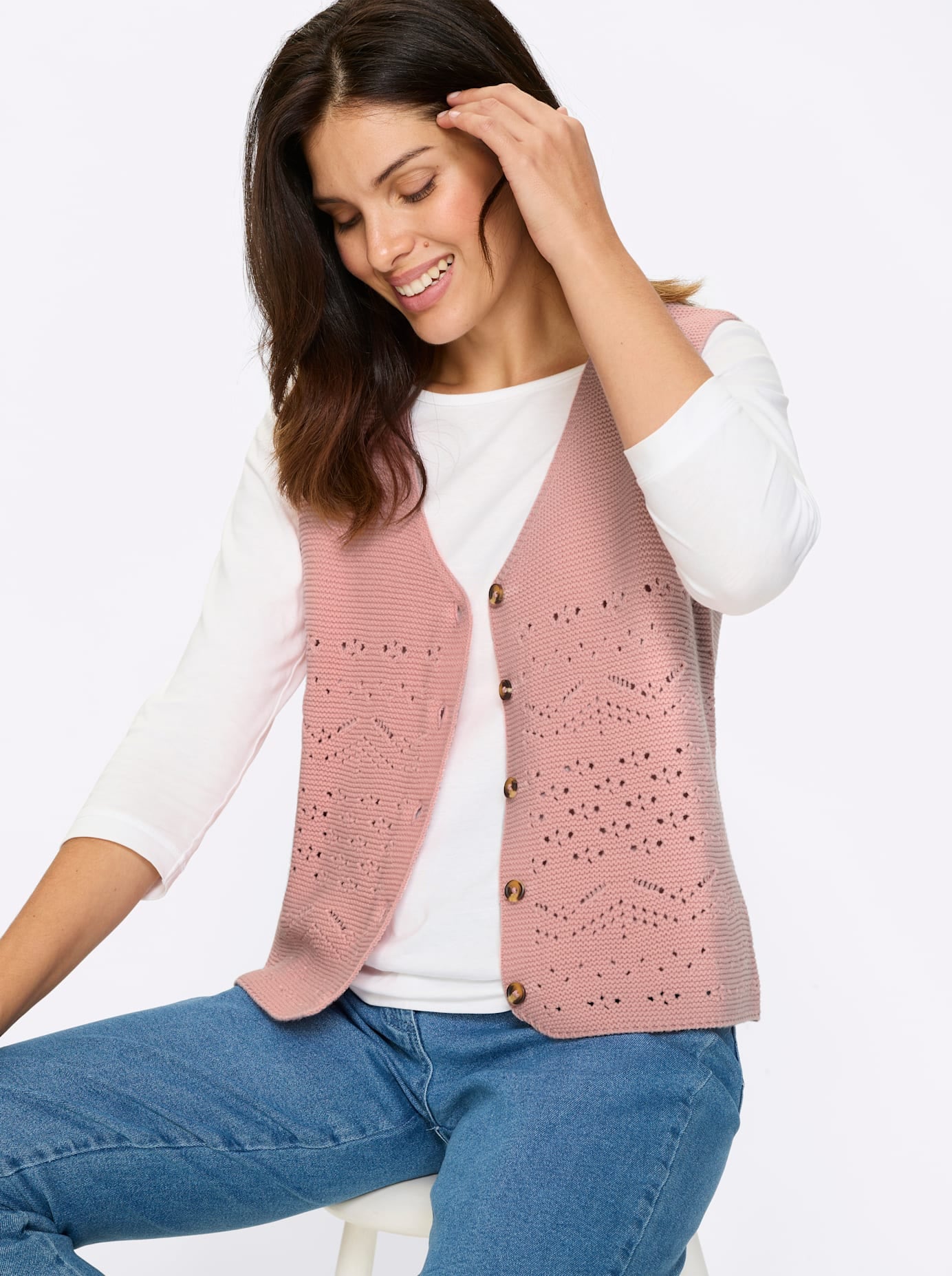 Classic Basics Gilet tricoté