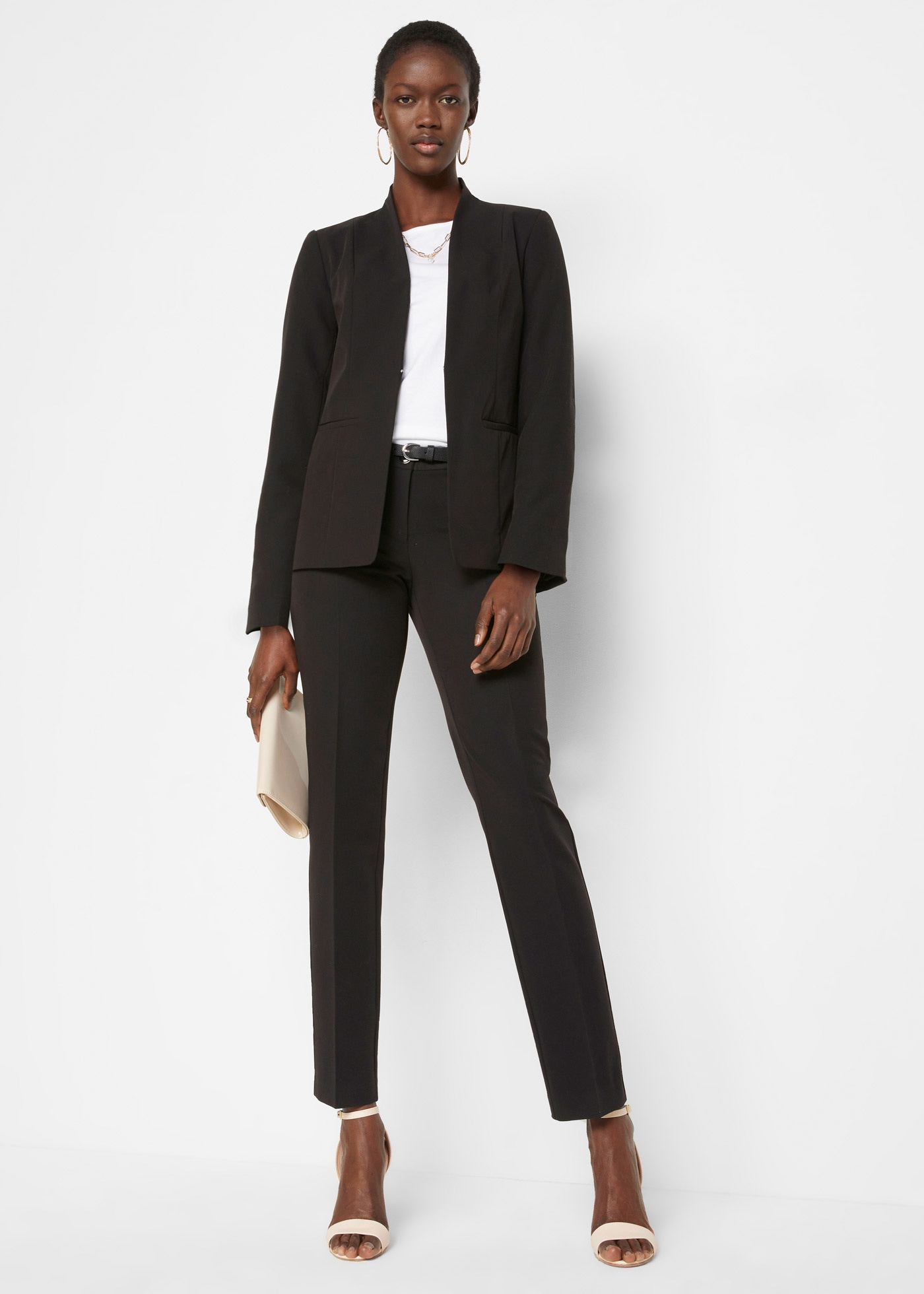 bonprix Hosenanzug Set, 2 tlg. regular fit moderne Passform, Regular Fit
