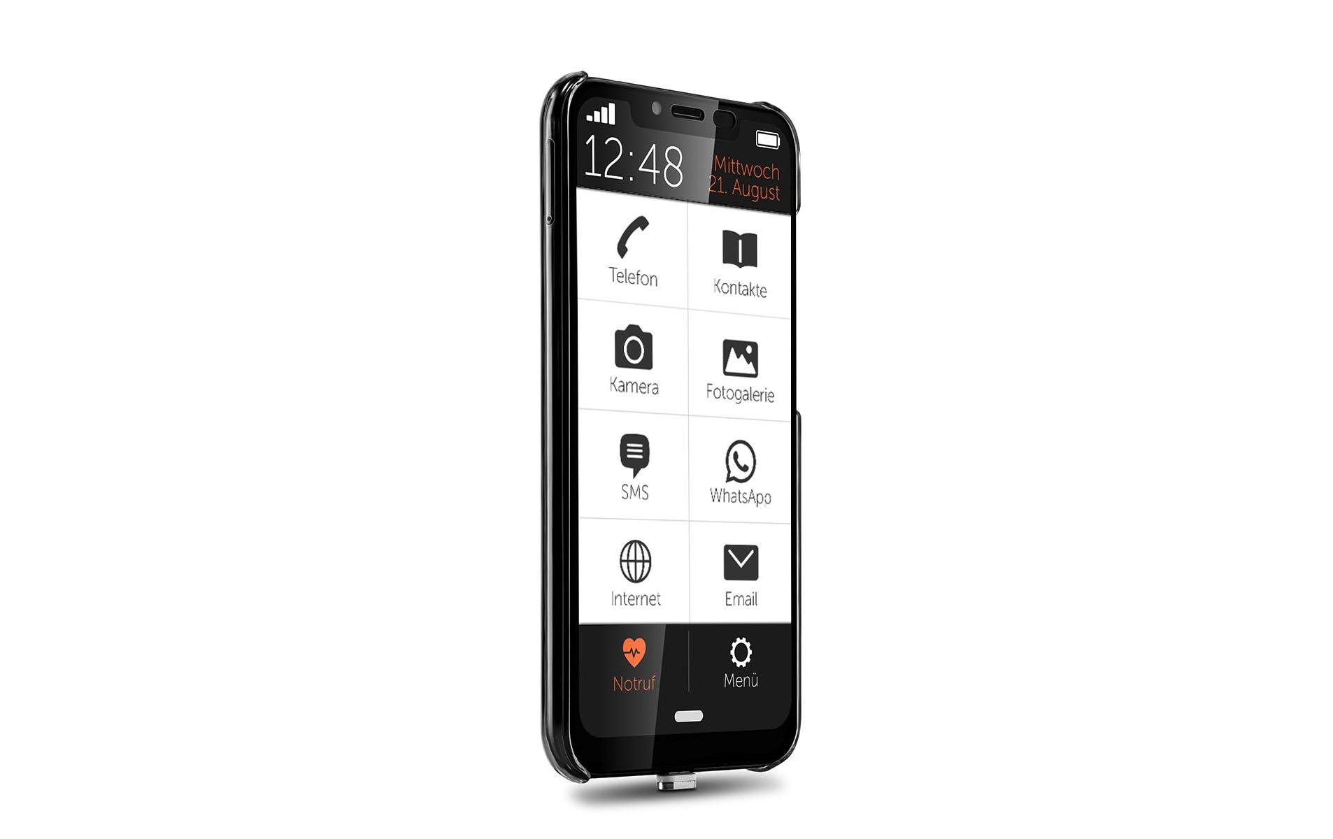 Gigaset Smartphone »GS195 LS«, schwarz