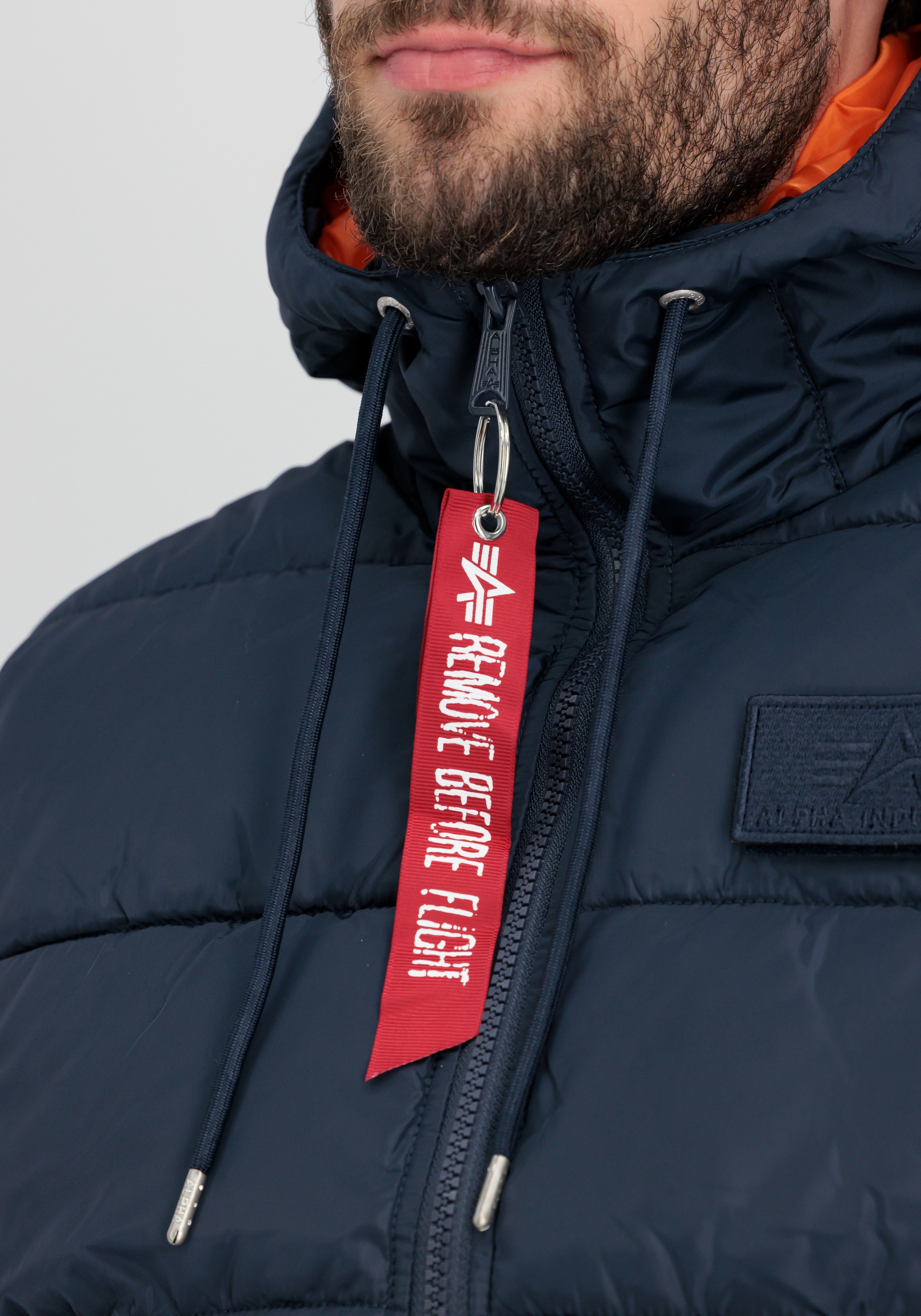 Alpha Industries Blouson »Alpha Industries Men - Vests Hooded Puffer Vest FD«