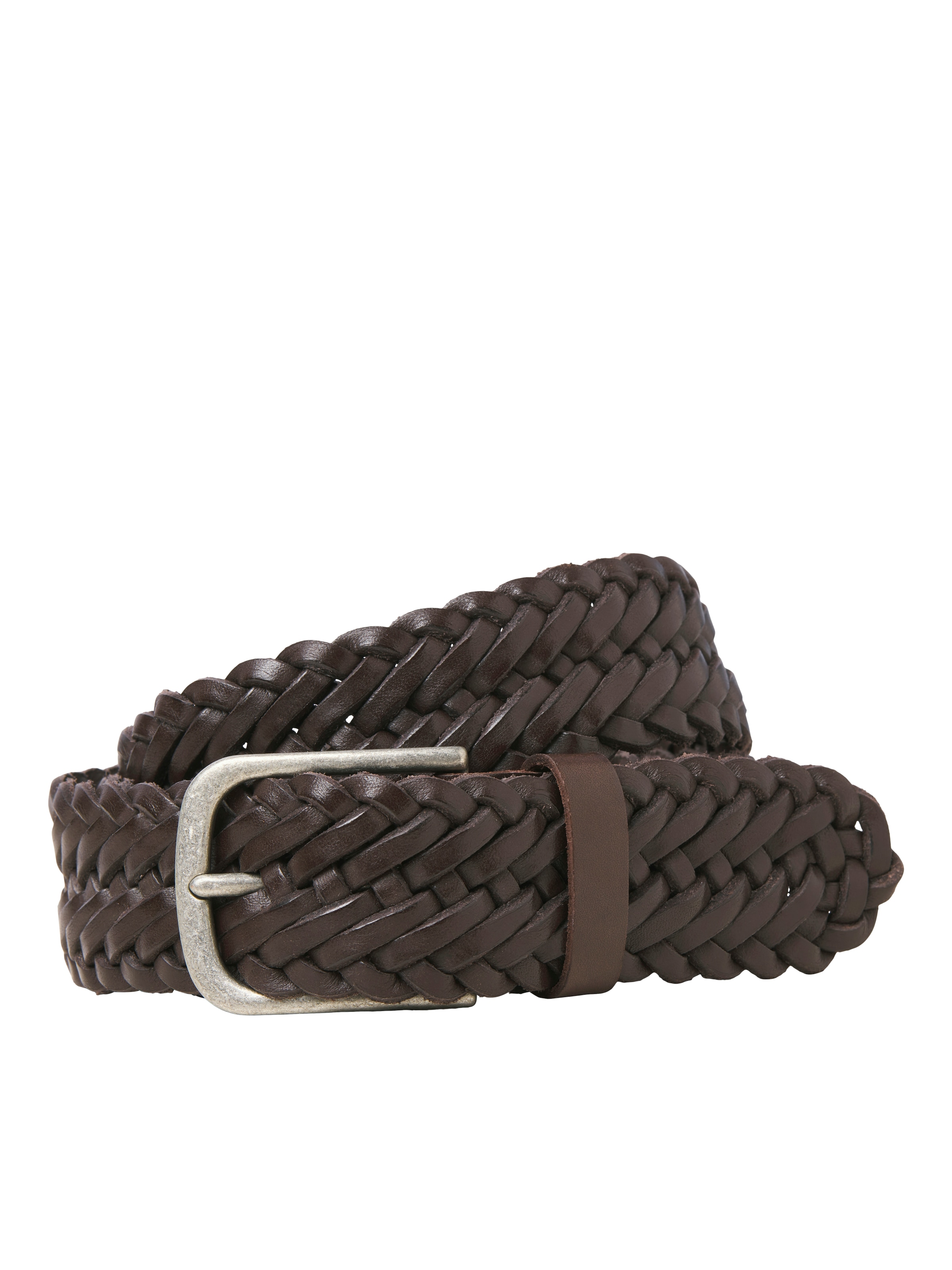 Image of Jack & Jones Ledergürtel "JACJOE BRAIDED LEATHER BELT"