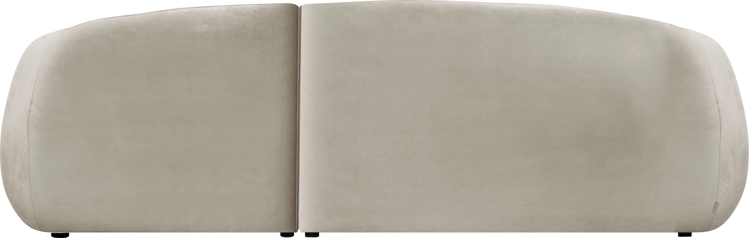 LeGer Home by Lena Gercke Ecksofa »YANI L-Form, Designersofa, organische Form, Masse B/T/H: 255/170/81 cm«, mit Wellenunterfederung, auch in Bouclé, Recamiere rechts/links