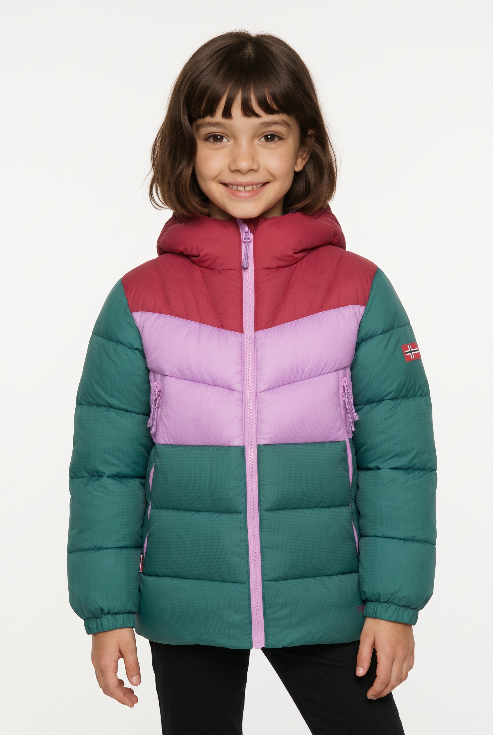 Image of TROLLKIDS Winterjacke "KIDS KIRKENES JACKET" sportlich, aus Polyamid und Polyester, mit robustem Ripstop-Material