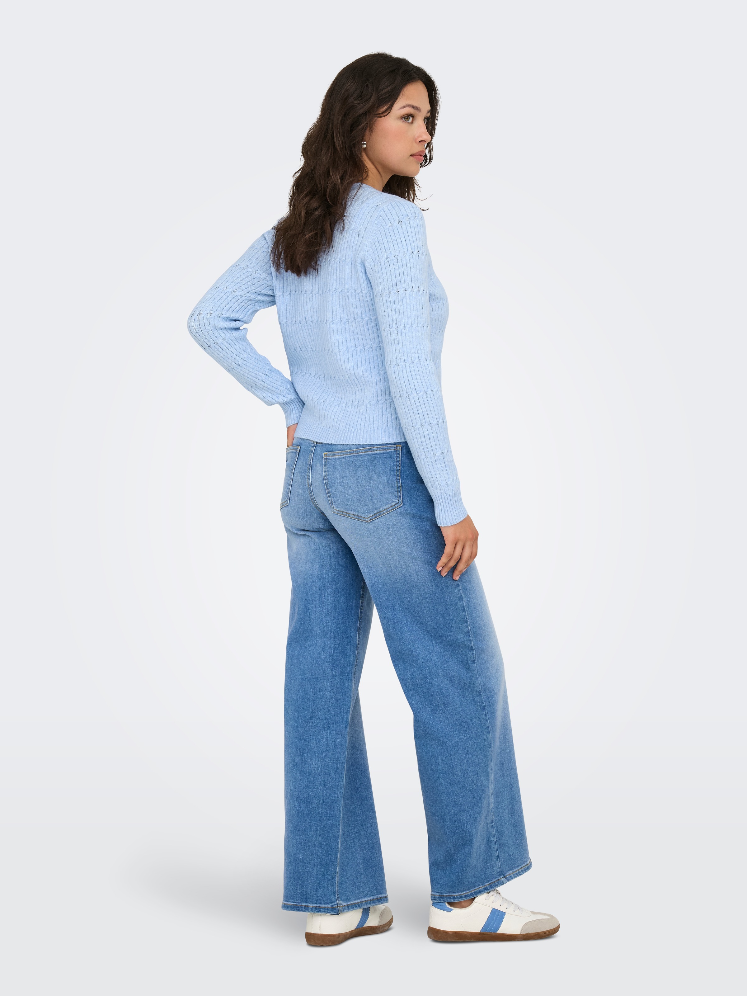 ONLY Strickjacke »ONLKATIA LS CABLE V-NECK CARDIGAN CC KNT«