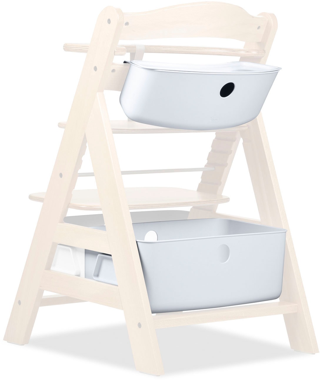 Hauck Boîte de rangement »Alpha Box Set, white« für Hochstühle