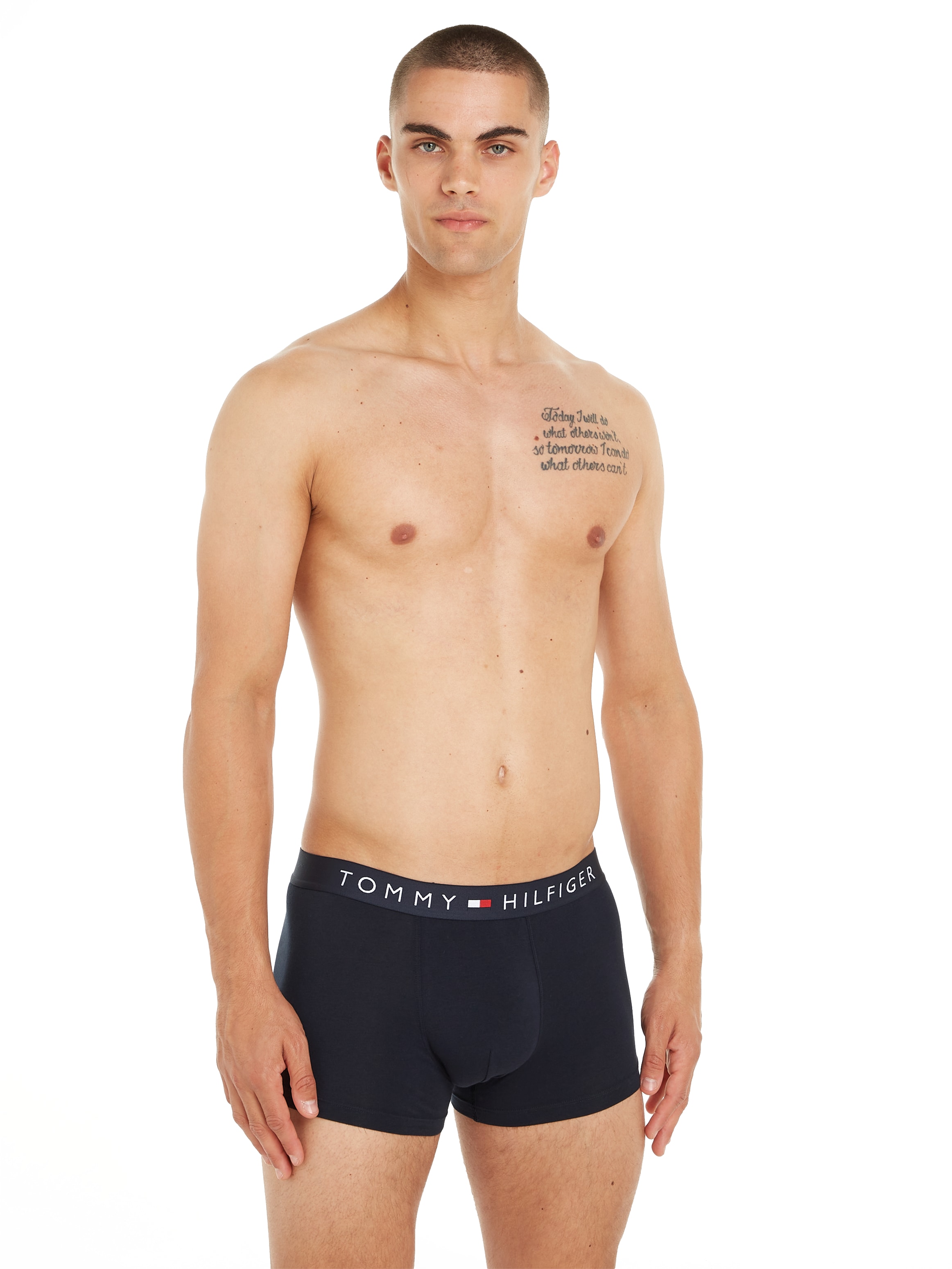 Tommy Hilfiger Underwear Trunk »3P TRUNK«, (Packung, 3 St., 3er), mit Logoschriftzug auf dem Bund