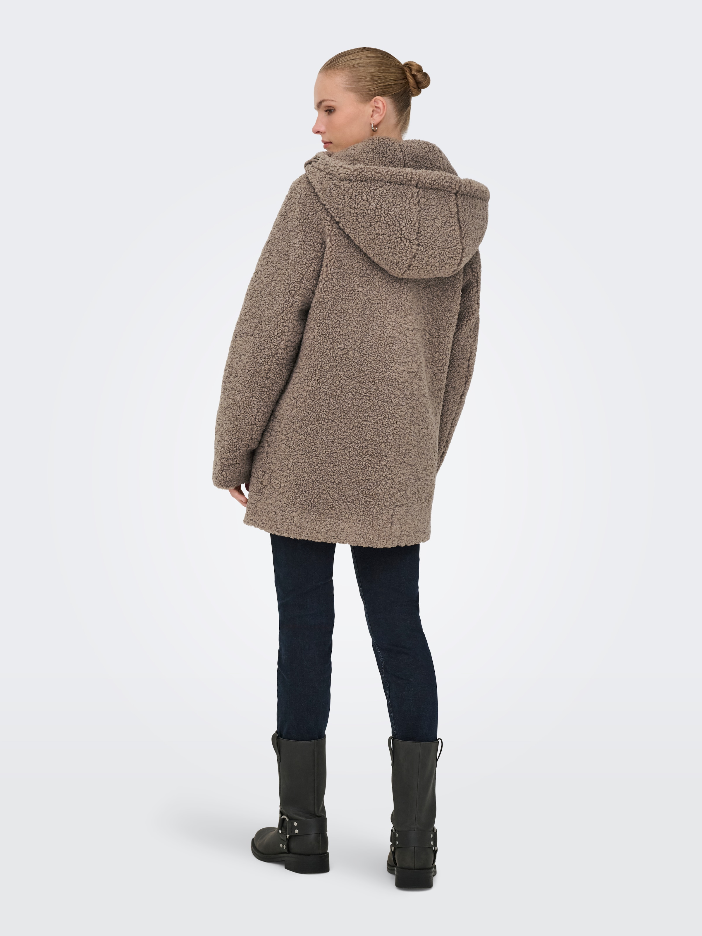 ONLY Kurzmantel »ONLMINA CURLY TEDDY COAT OTW«
