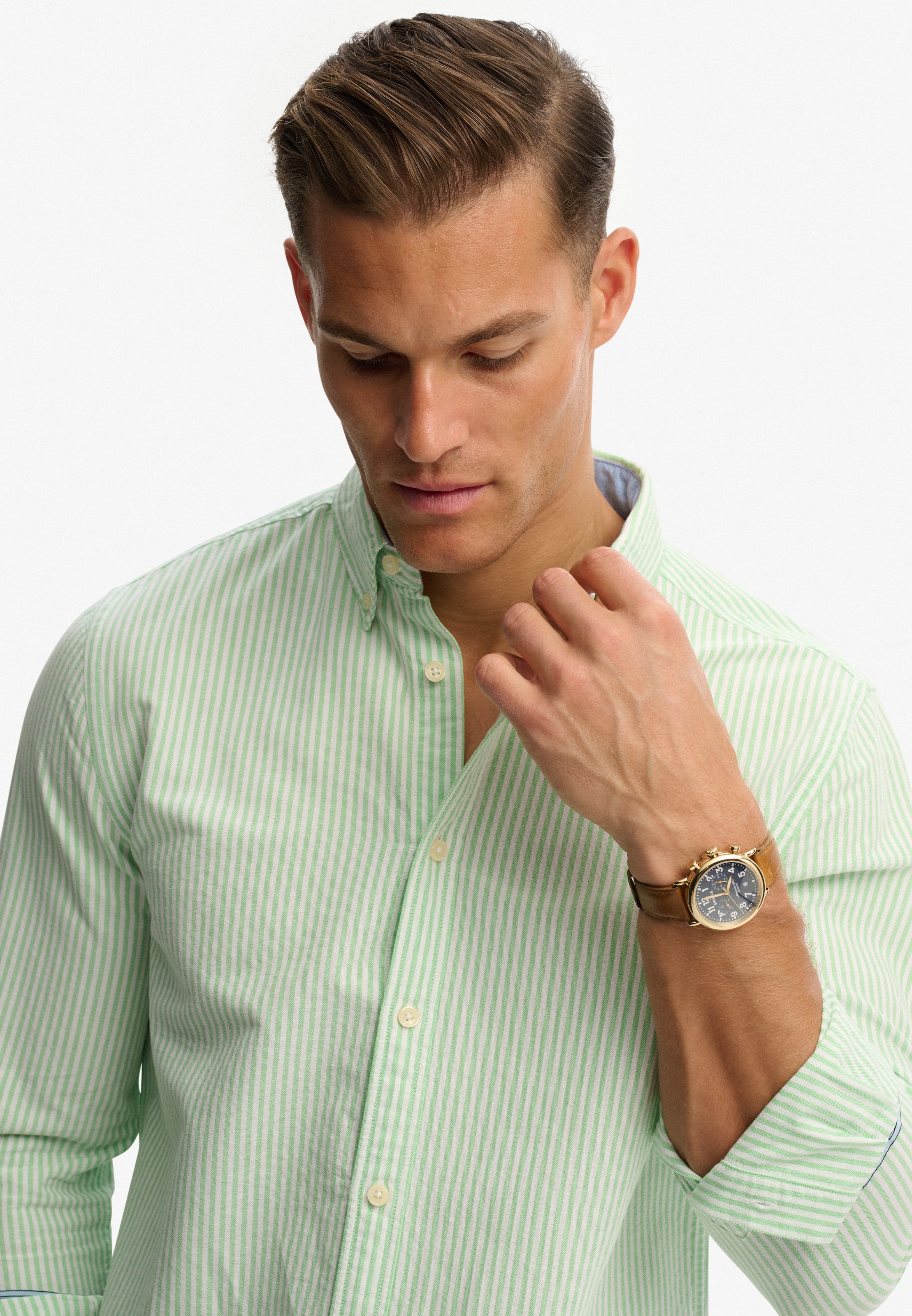 Superdry Chemise à manches longues »PREPPY OXFORD L/S SHIRT« Baumwolle, regular fit