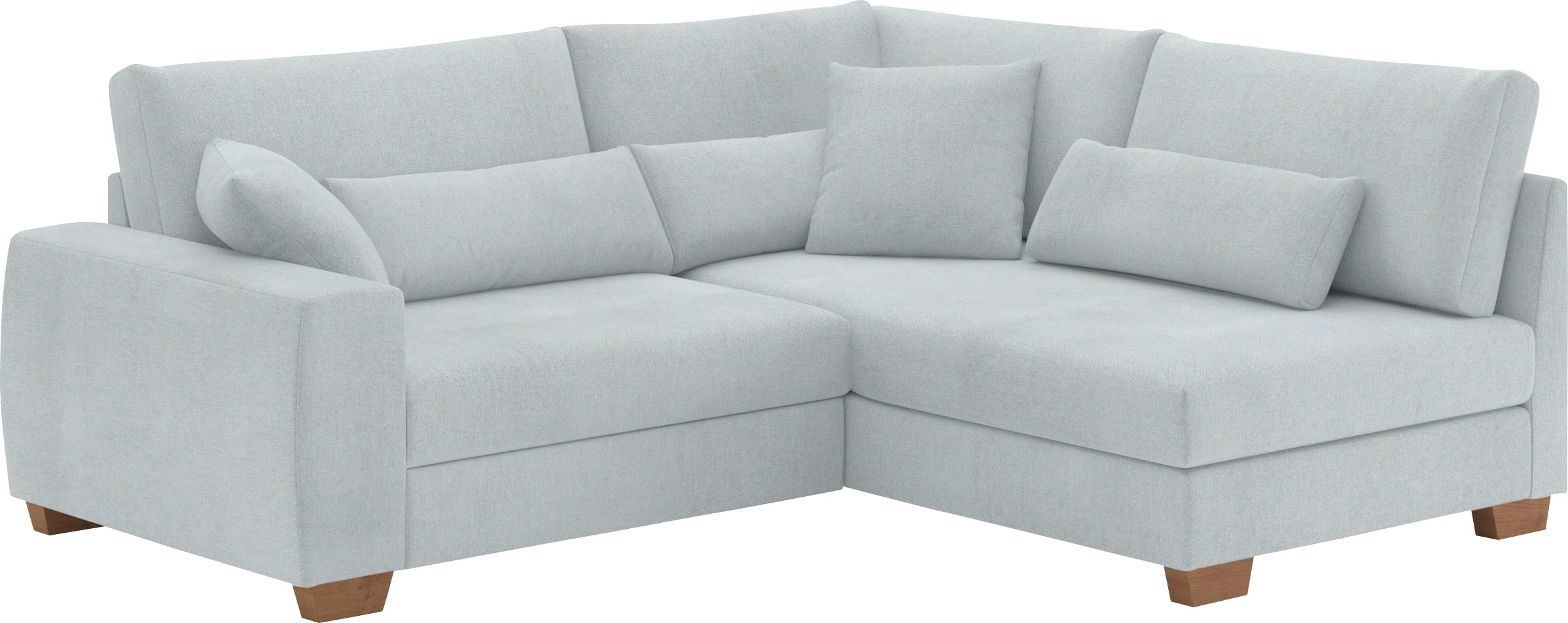 Mr. Couch Ecksofa »Helena L-Form«, Mit Federkern, wahlweise mit Bettfunktion und Taschenfederkern