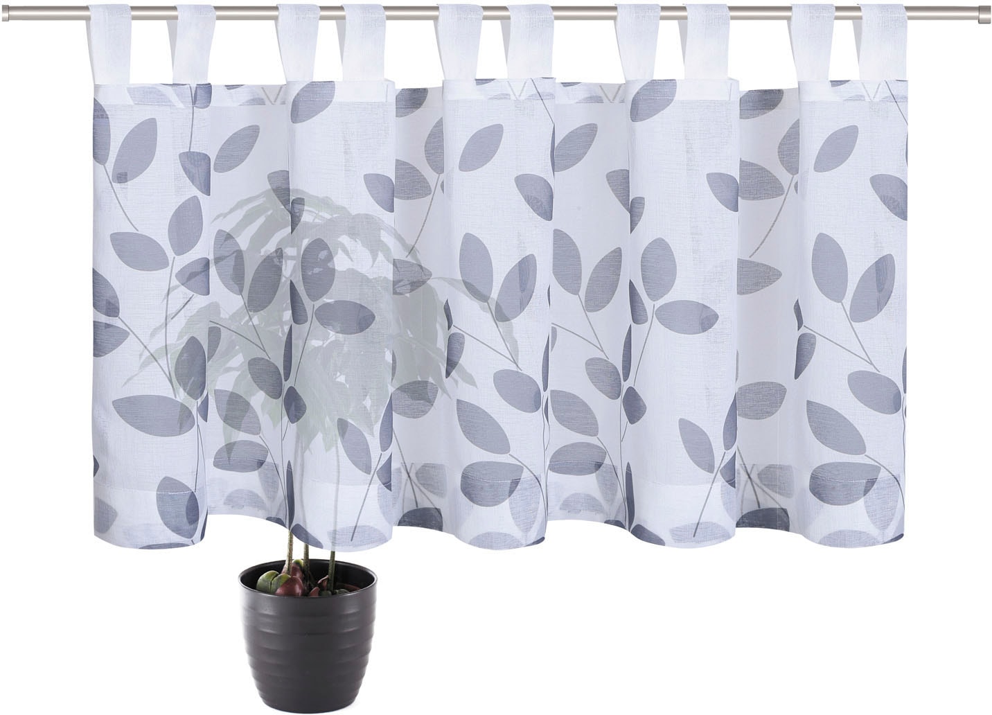 Gerster Rideau à vitres »Fay« Boucles 1 cuis tlg. HxB: 50x140, mit modernem Druckdesign