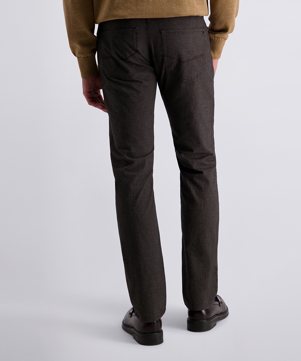 Image of Pierre Cardin 5-Pocket-Hose "PC-Lyon" fein gemusterst