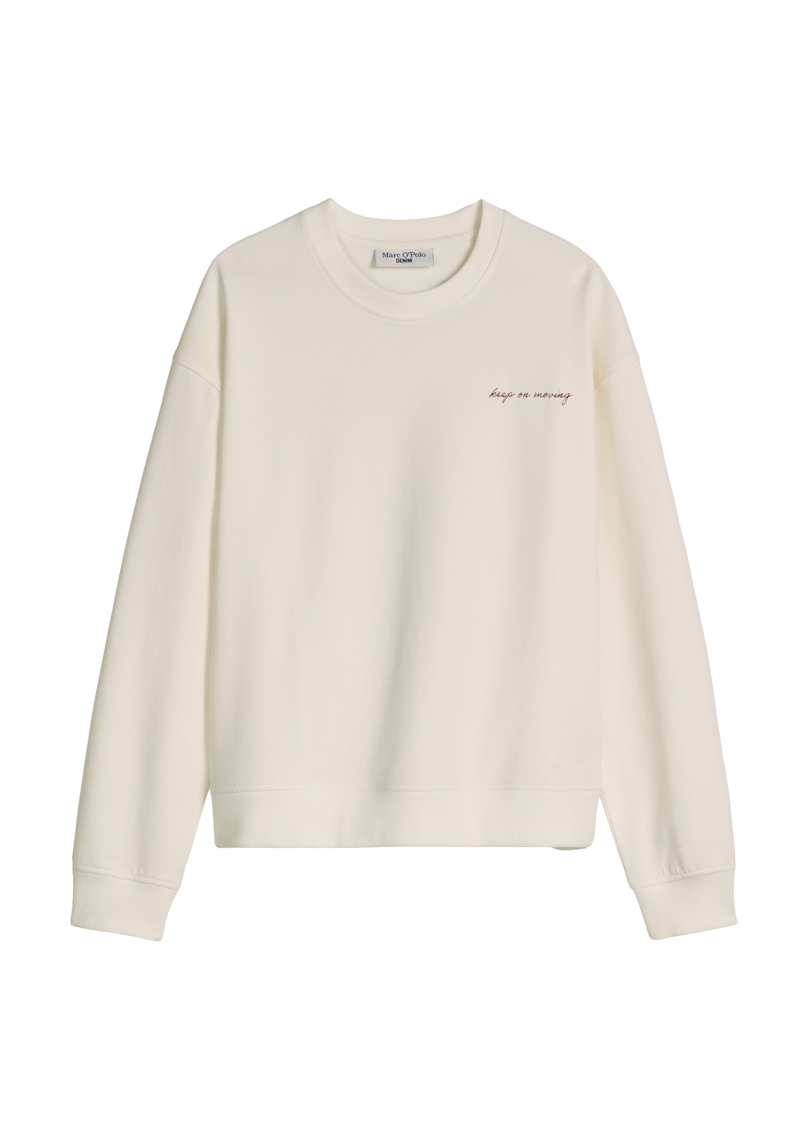 Marc O'Polo DENIM Sweat-shirt , oversize avec imprimé marqué dans le dos
