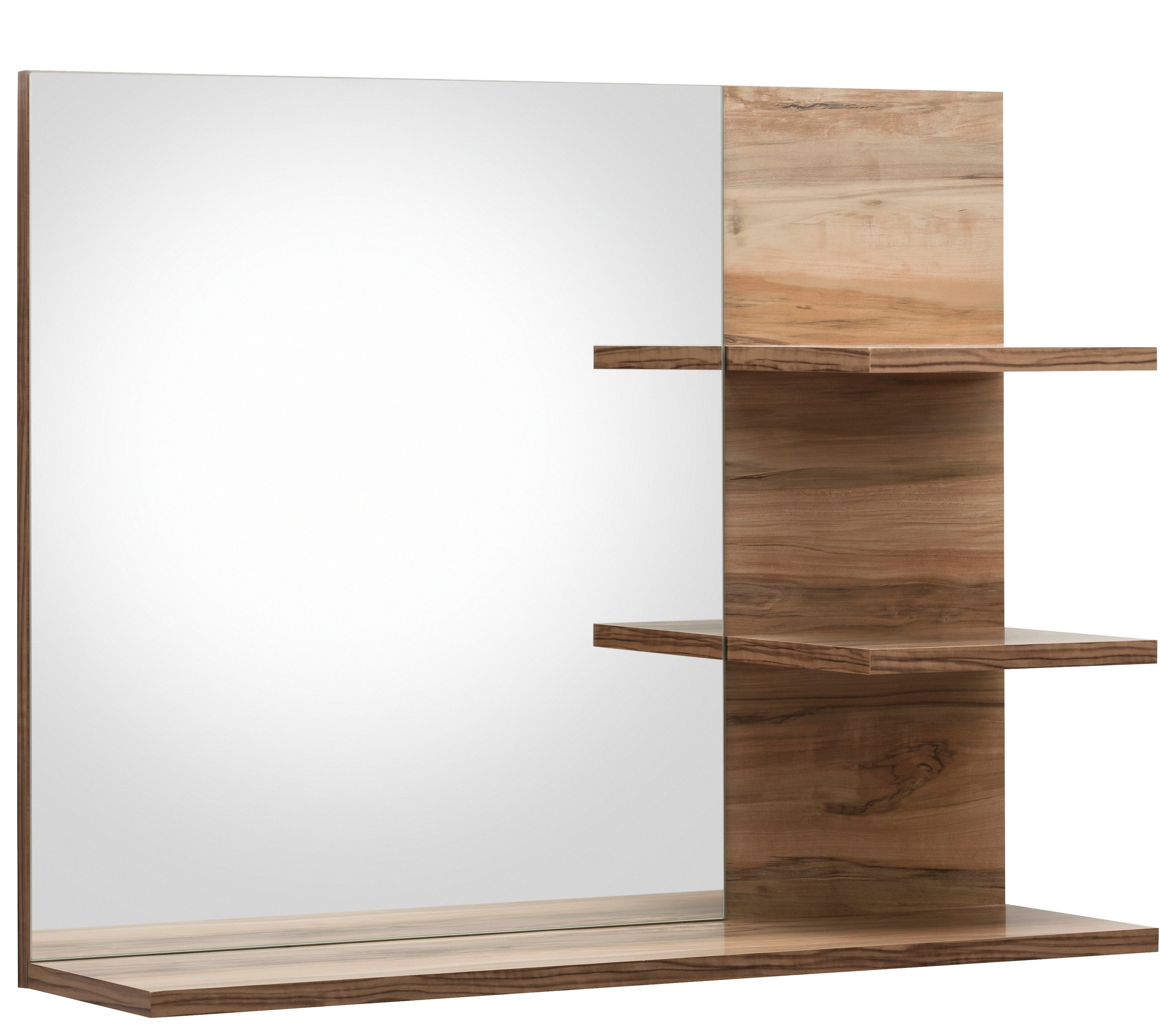Image of trendteam Badspiegel »Cancun«, mit Rahmenoptik in Holztönen und 3 Ablagen bei Ackermann Versand Schweiz