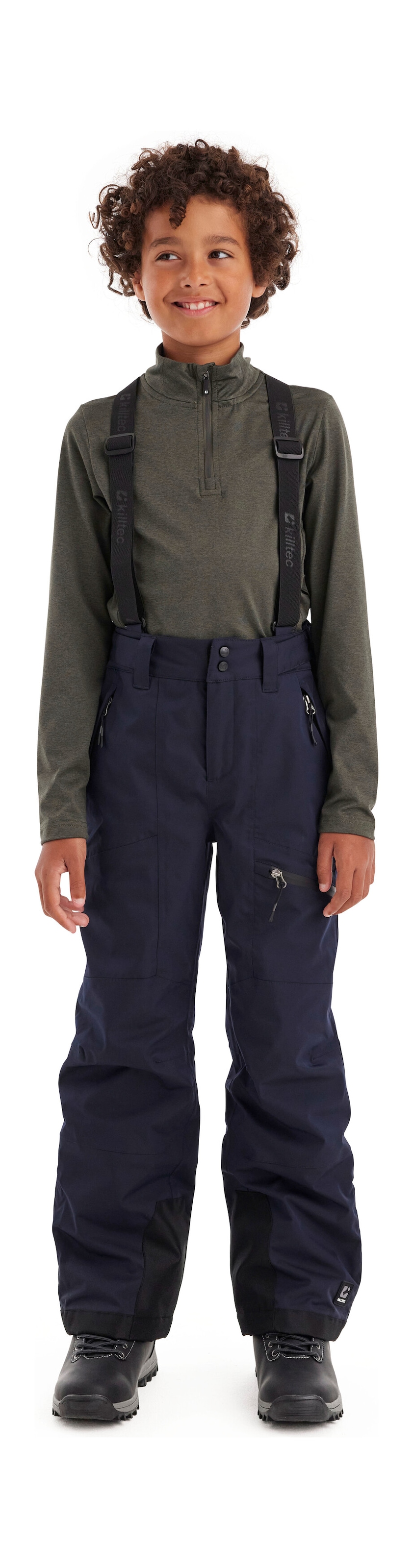 Killtec Skihose »Boys Skihose 242«  Wasserdichte Skihose mit abnehmbarem Latz und verstellbarem Bund