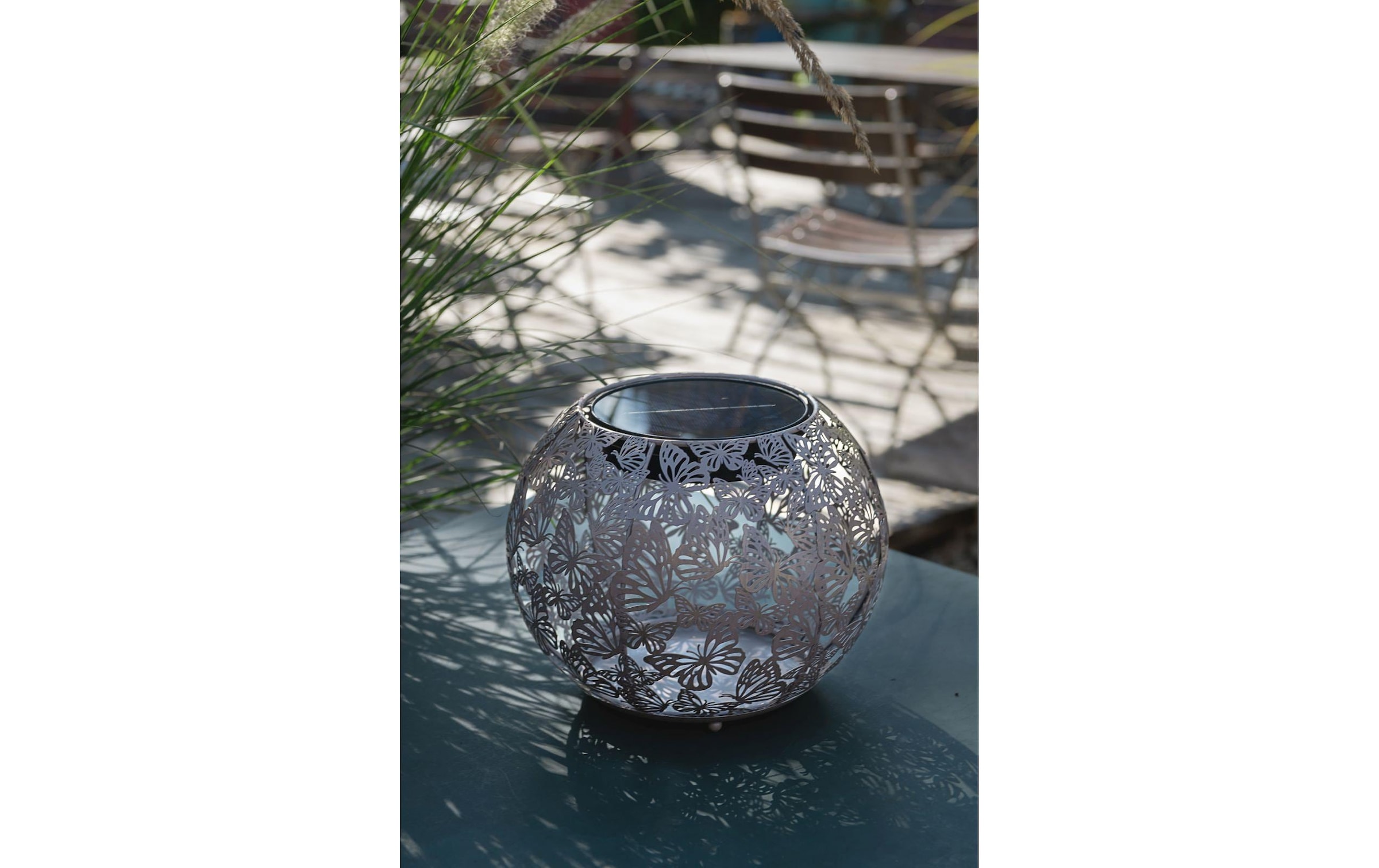 STT LED Solarleuchte »Globe Farfalla«