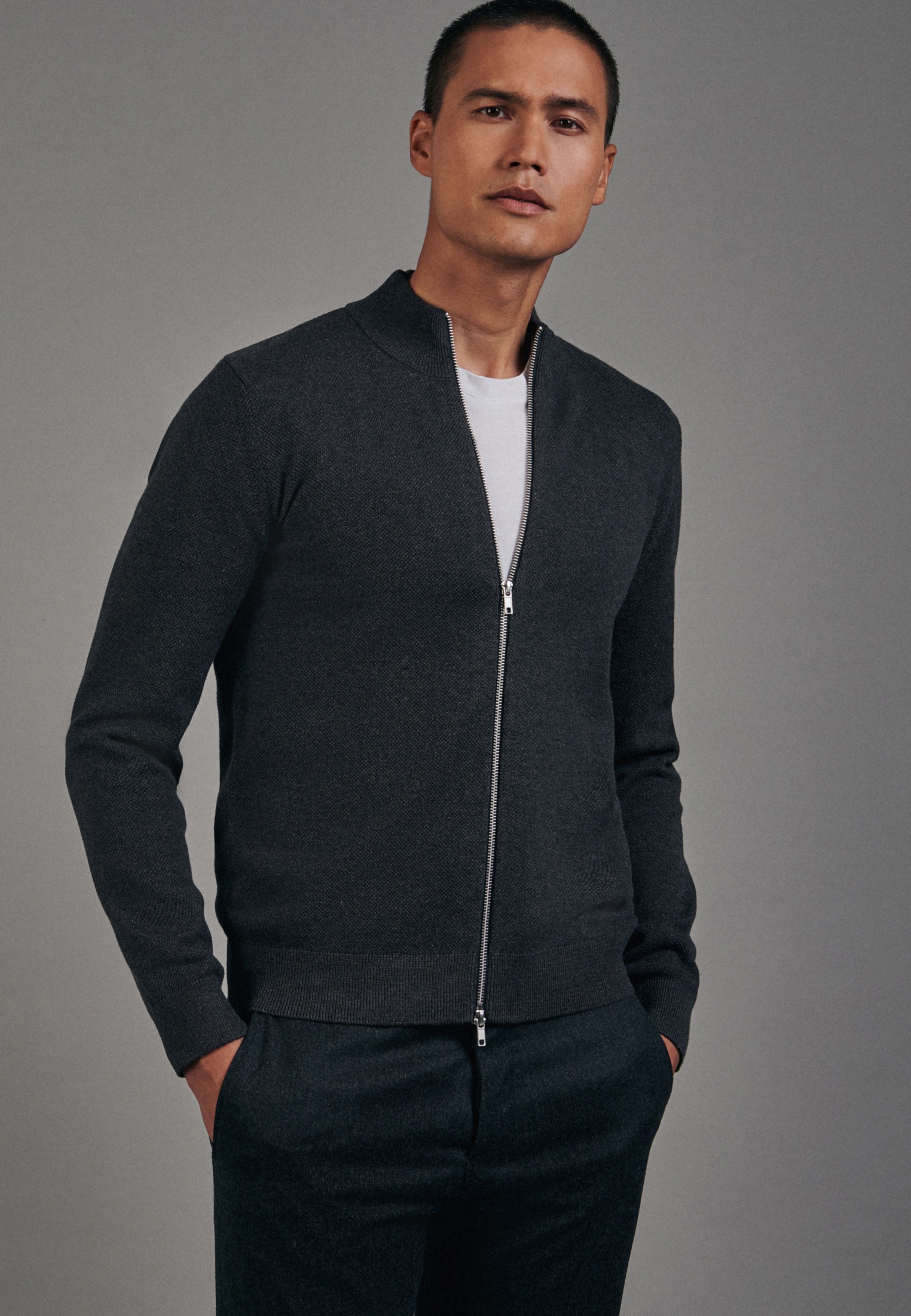 Image of seidensticker Strickjacke »Schwarze Rose«, Strick Bomber Uni bei Ackermann Versand Schweiz