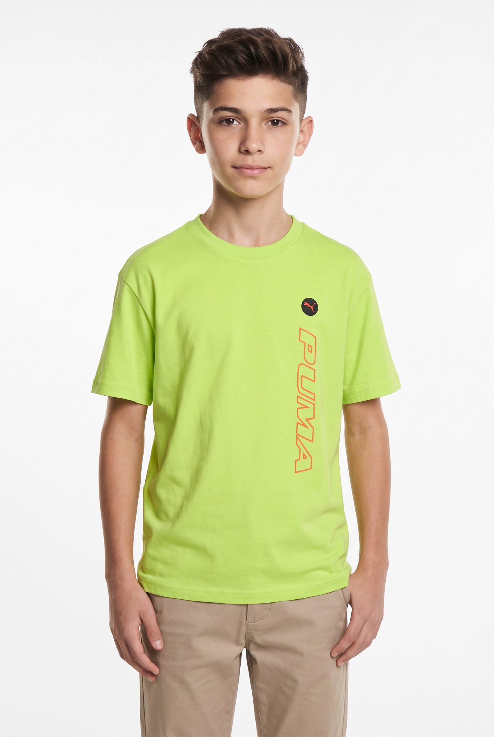 Image of PUMA T-Shirt "STREET RELAXED GRAPHIC TEE B" sportliche Passform, Kurzarm, mit Print-Applikation